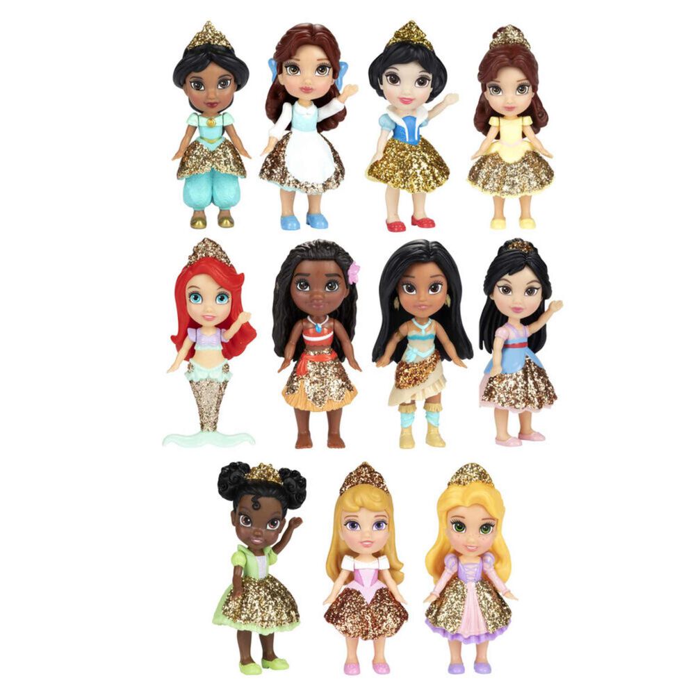 ديزني برينسس دمية ديزني الصغيرة 8 سم اشكال متنوعة دمى الشخصيات Disney