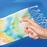 تاي داي الوشاح الجميل الخرز والاكسسوارات Tie-Dye