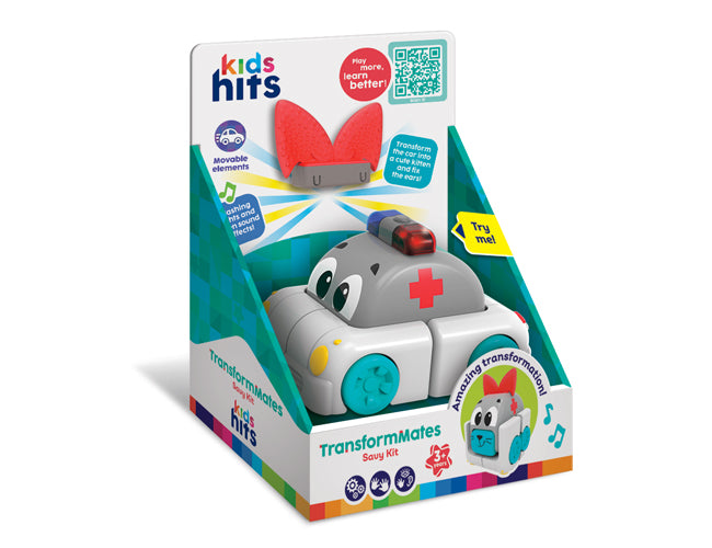 كيدز هيتس سياره الأطفاء سافي كيت المتحوله مواليد تفاعلي Kids Hits