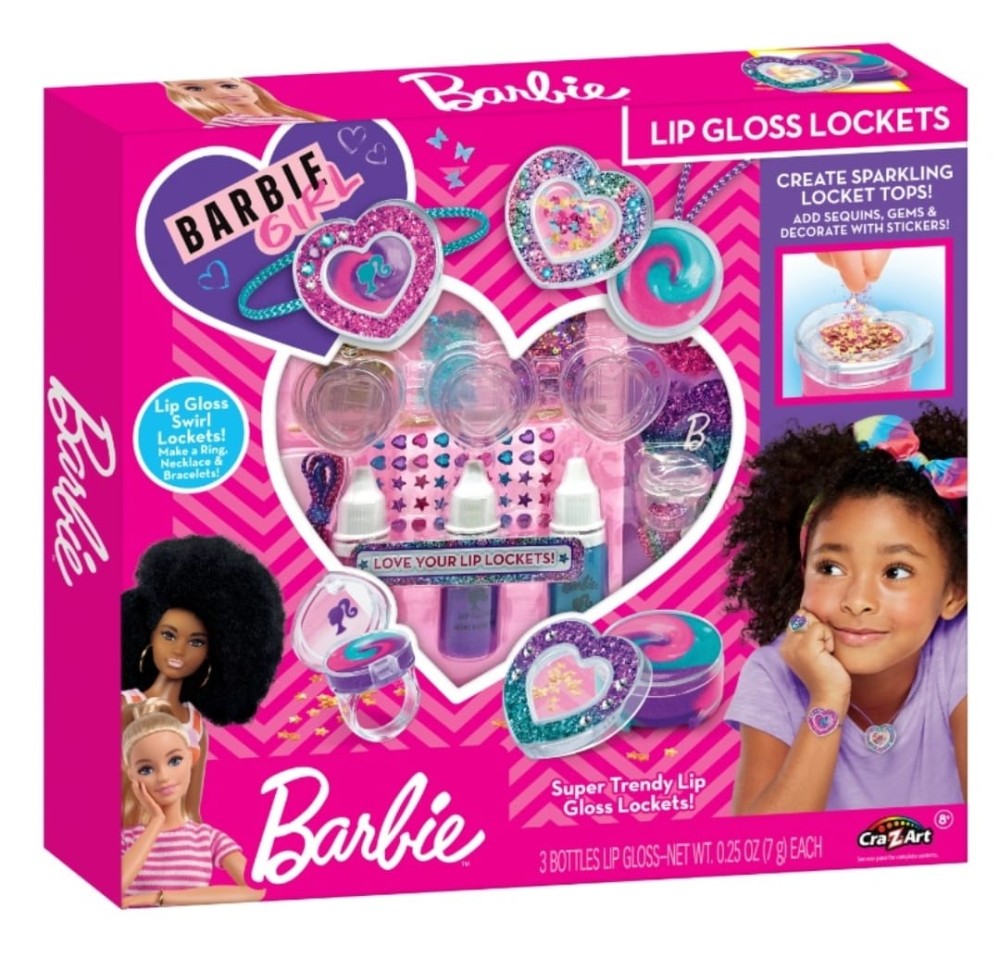 باربي تعليقات وخواتم ملمع الشفاه المكياج والتجميل Barbie