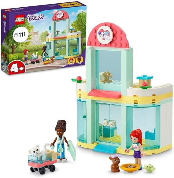 ليجو فريندز مجموعة مكعبات عيادة الحيوانات الاليفة مكعبات التركيب LEGO