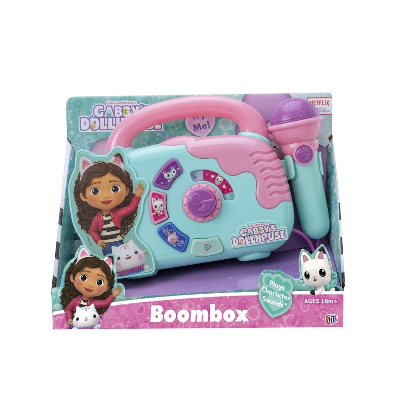 غابي لعبة بوم بوكس الموسيقية مع ميكروفون مواليد تفاعلي Gabby Dollhouse