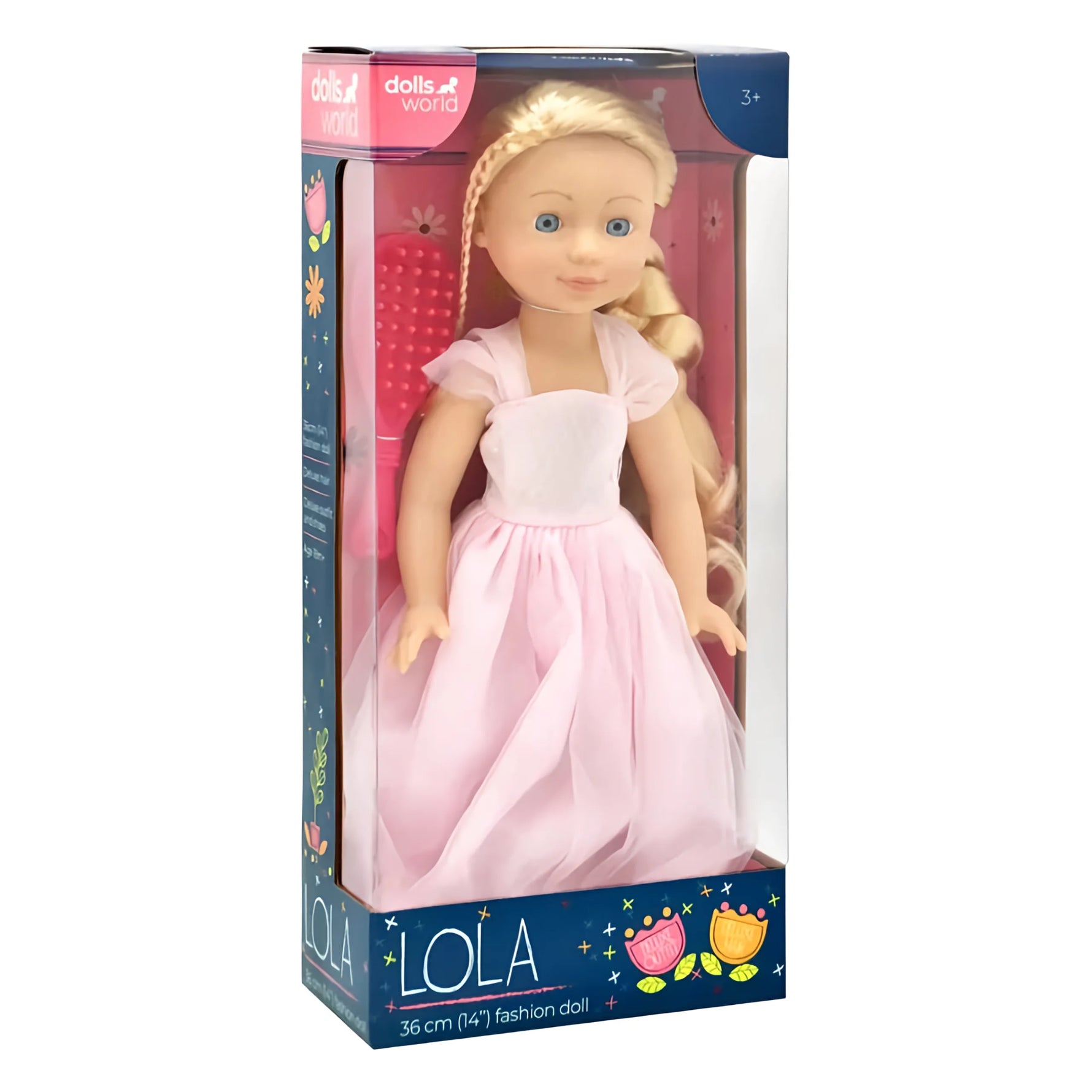 دولز ورلد دمية لولا 36 سم دمى المواليد Dolls World