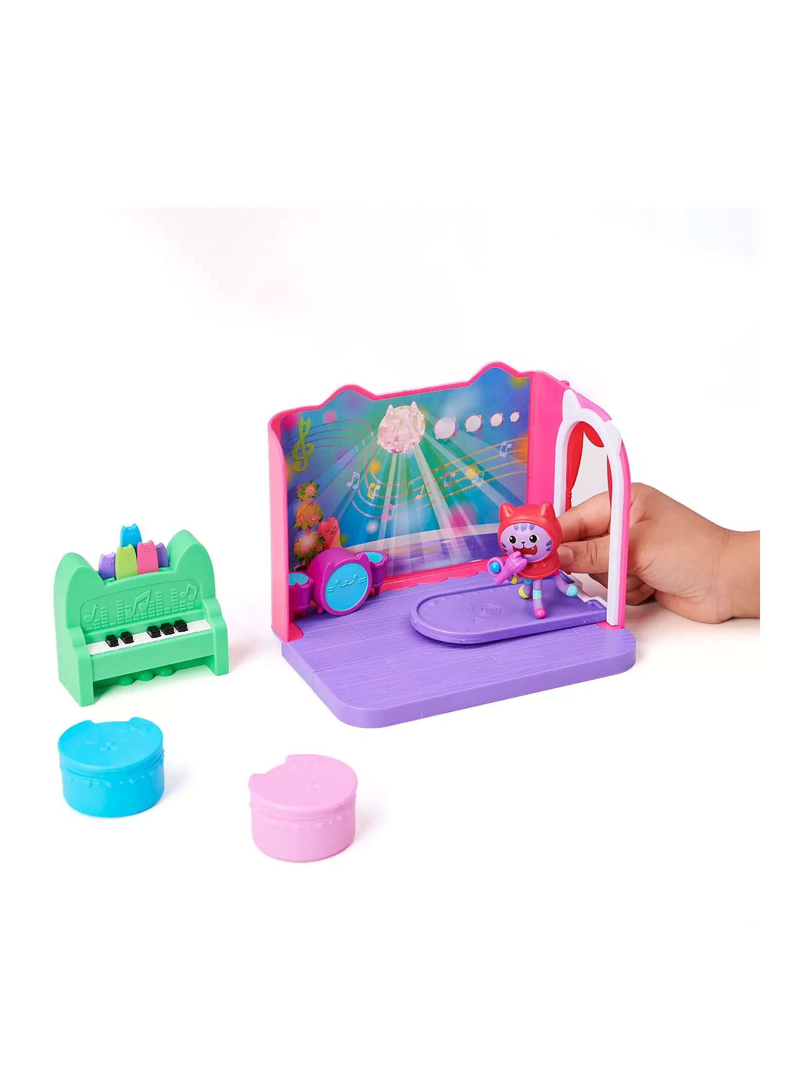 غابي دول هاوس غرفة الموسيقى الفاخرة اكسسوارت الدمى Gabby Dollhouse