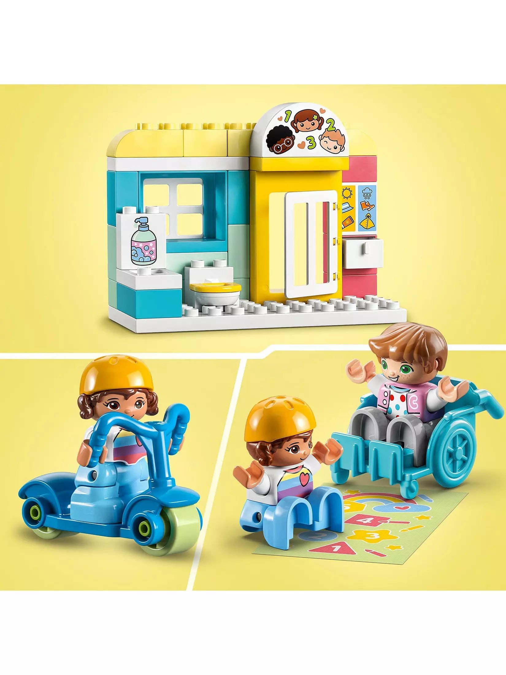 ليجو دبلو مركز الرعاية النهارية مكعبات التركيب LEGO
