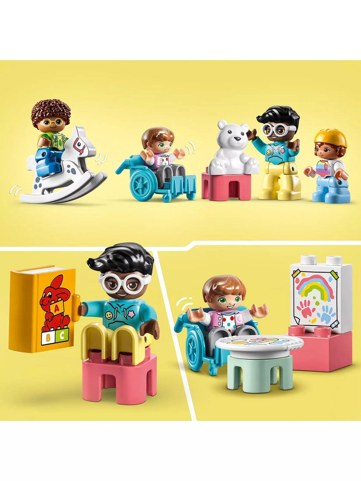 ليجو دبلو مركز الرعاية النهارية مكعبات التركيب LEGO