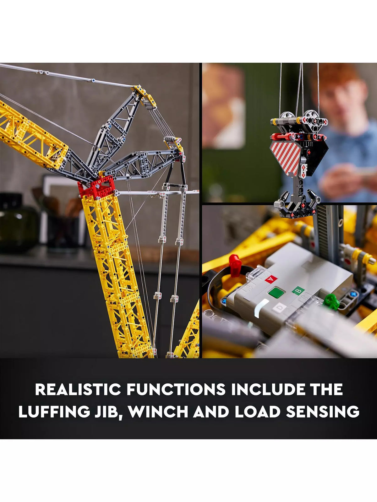 ليجو مكعبات بناء الرافعة الزاحفة ليبهير مكعبات التركيب LEGO