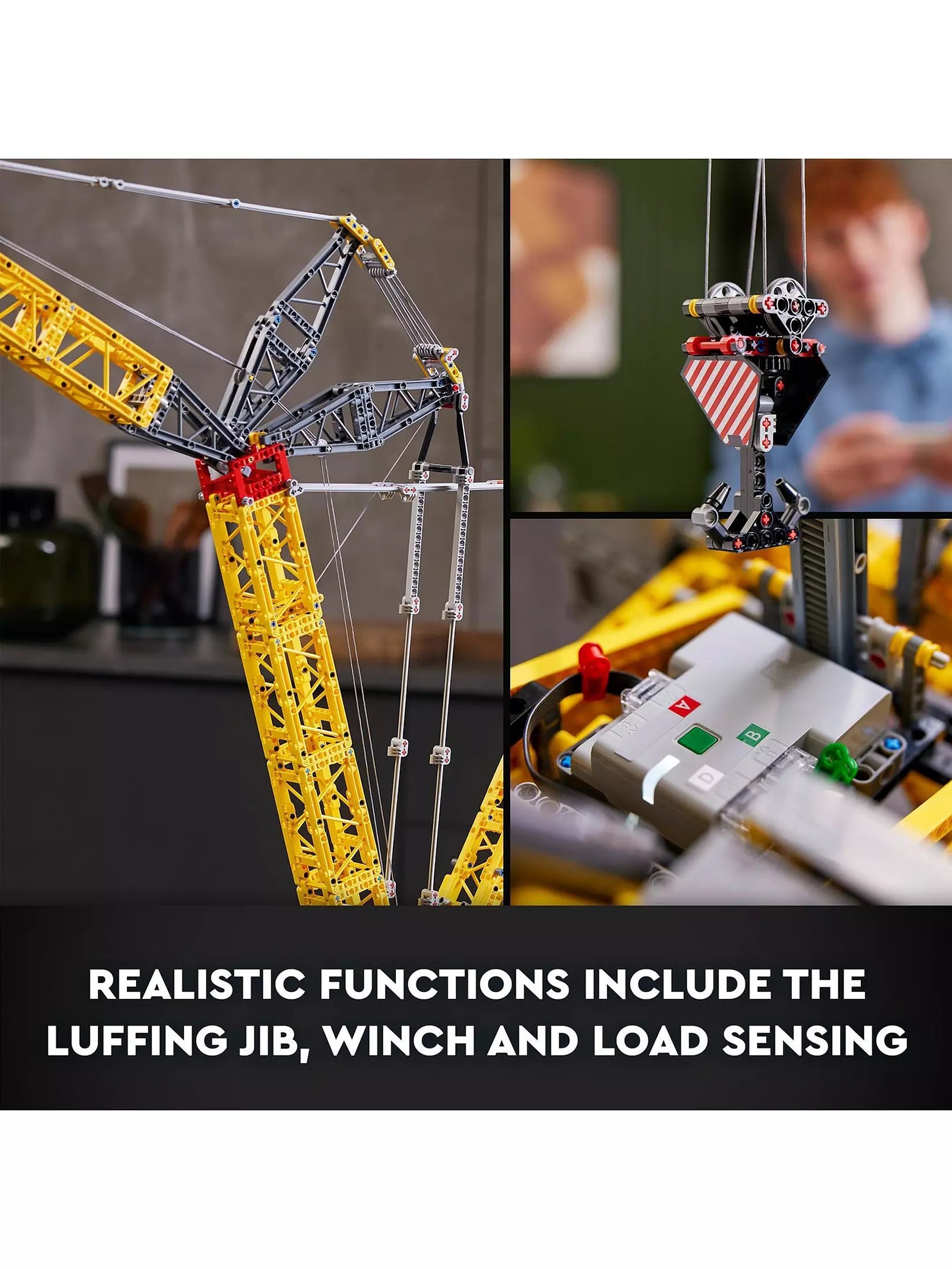 ليجو مكعبات بناء الرافعة الزاحفة ليبهير مكعبات التركيب LEGO