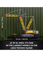 ليجو مكعبات بناء الرافعة الزاحفة ليبهير مكعبات التركيب LEGO