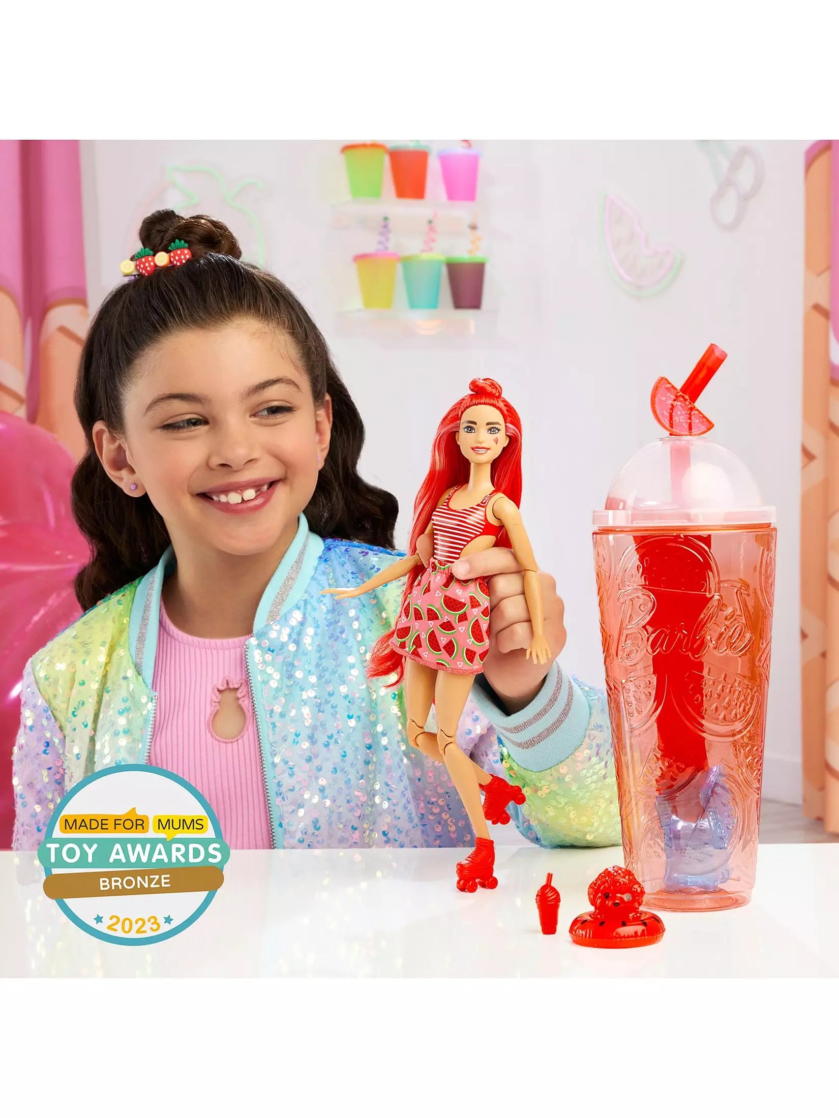 باربي دمية بوب ريفيل مع 8 مفاجات دمية مع اكسسوارات Barbie