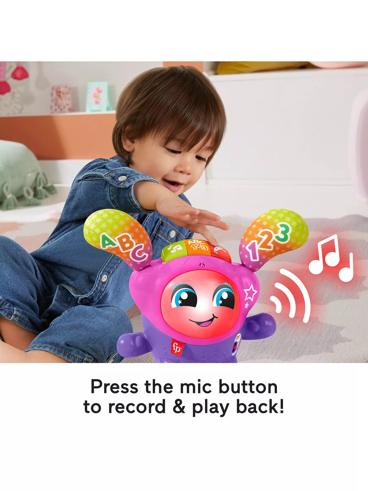 فيشر برايس لعبة نجمة الموسيقى الراقصة لاف آند ليرن مواليد تفاعلي Fisher-Price
