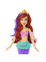 ديزني برينسس دمية الأميرة ارييل ليتل ميرميد للسباح وفرس البحر دمية مع اكسسوارات Disney