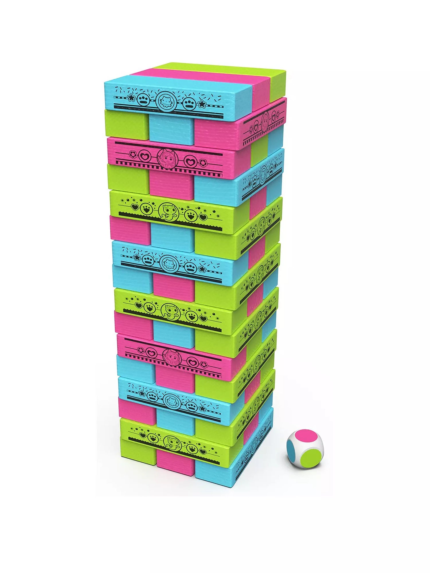 غابي دول هاوس لعبة برج جامبلينج العاب لوحية Gabby Dollhouse