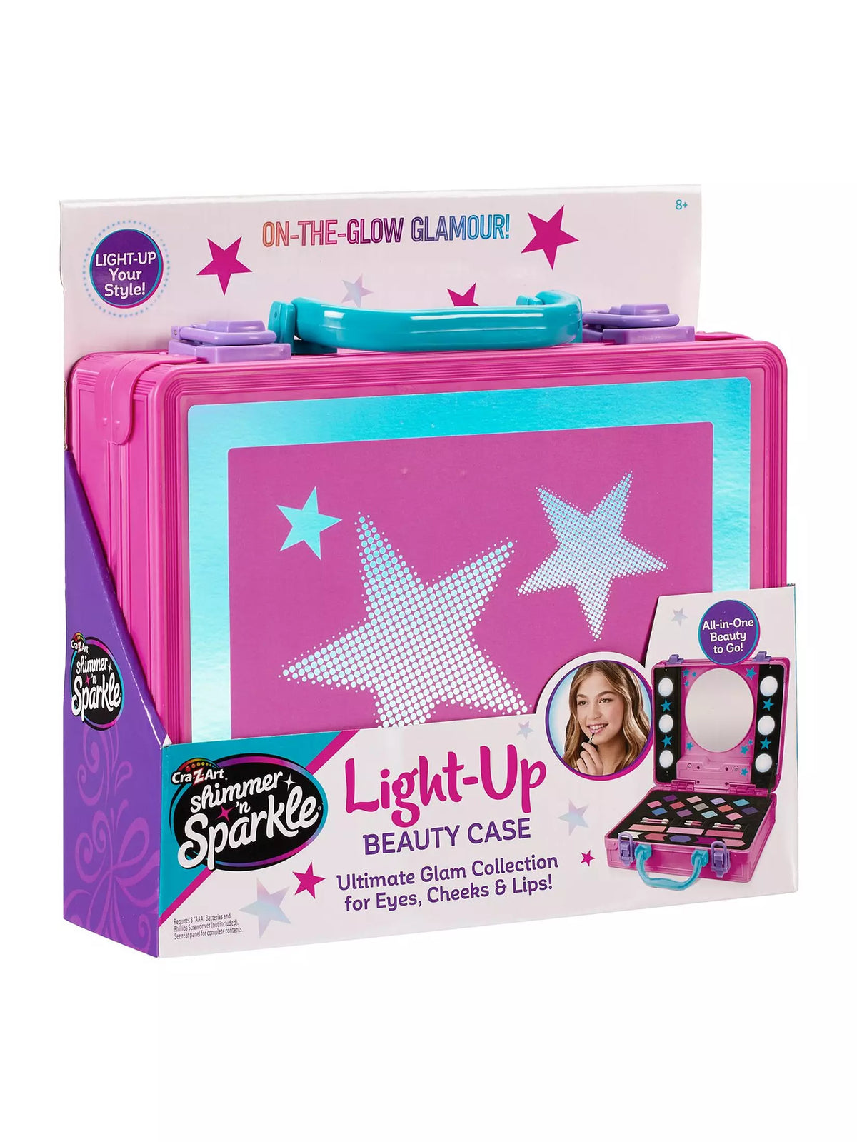 شيمر اند سباركل حقيبة المكياج المضيئه المكياج والتجميل Shimmer N Sparkle