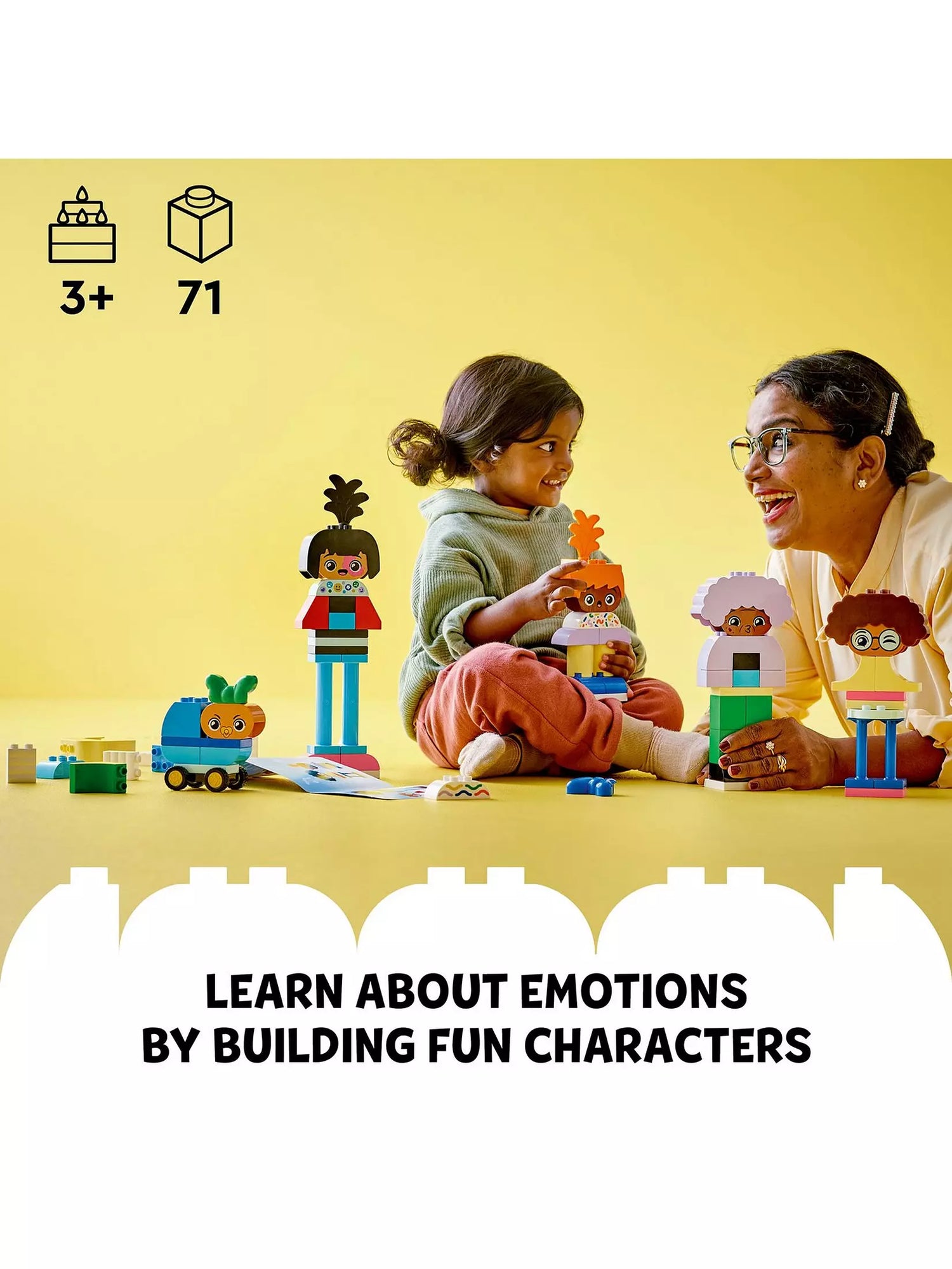 ليجو دوبلو لعبة مكعبات بناء 71 قطعة مكعبات التركيب LEGO