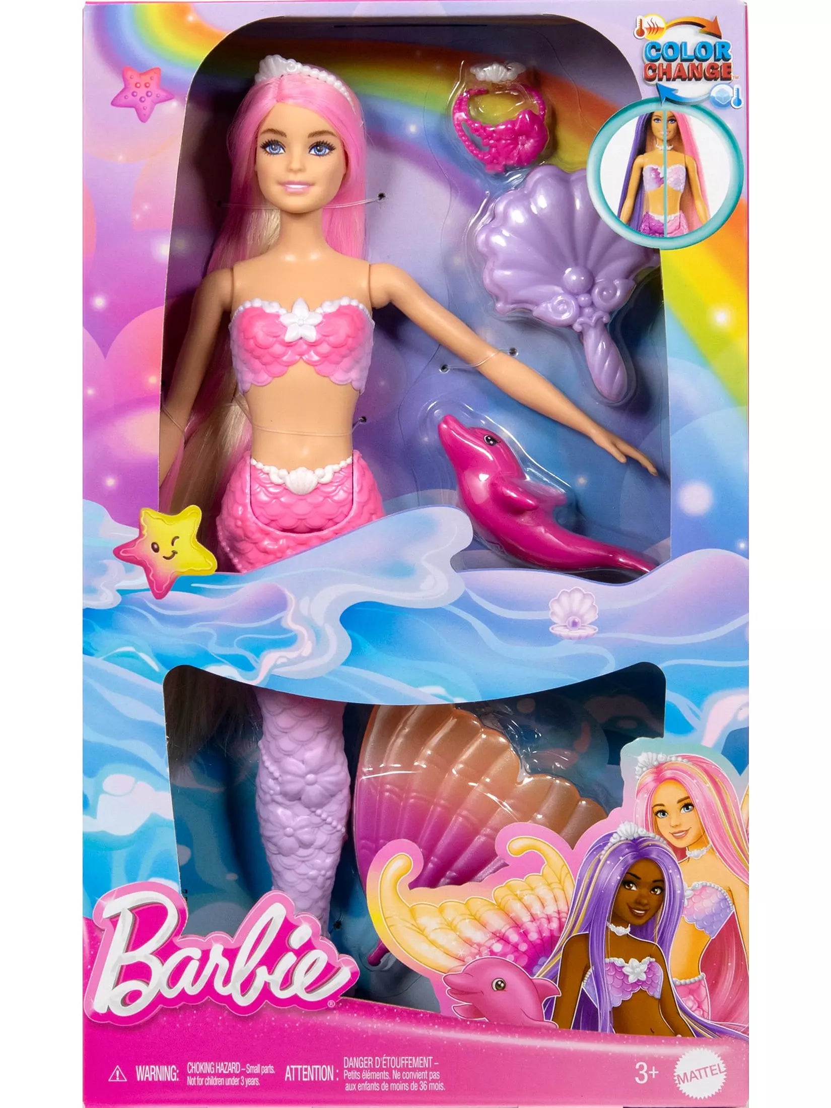 باربي دمية حورية البحر ماليبو دمية مع اكسسوارات Barbie
