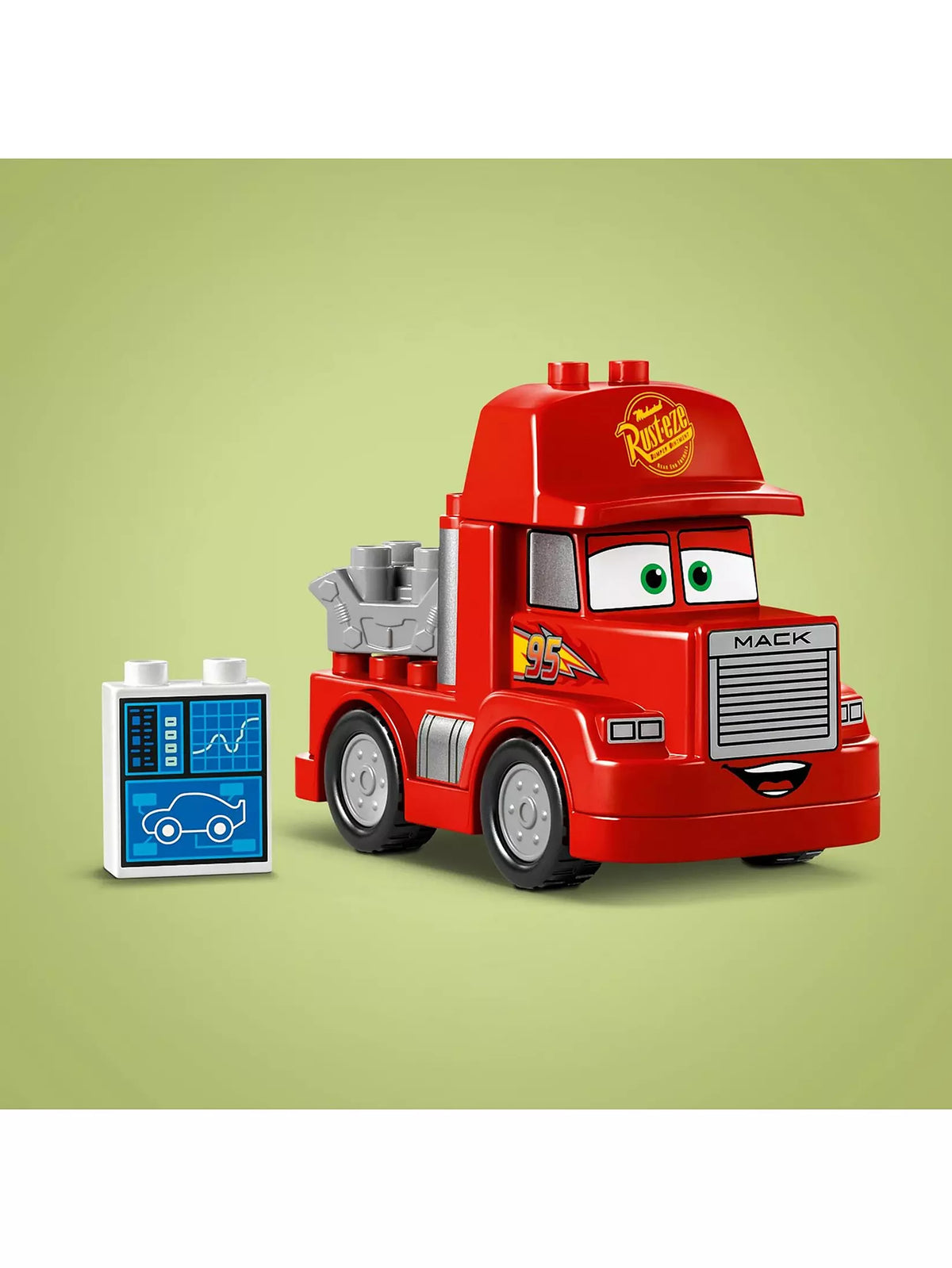 لبجو دوبلو لعبة مكعبات بناء سيارات ماك ات ذا ريس مكعبات التركيب LEGO