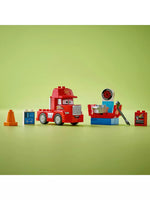 لبجو دوبلو لعبة مكعبات بناء سيارات ماك ات ذا ريس مكعبات التركيب LEGO