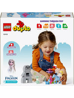 لبجو دوبلو لعبة مكعبات بناء إلسا وبروني في الغابة المسحورة مكعبات التركيب LEGO