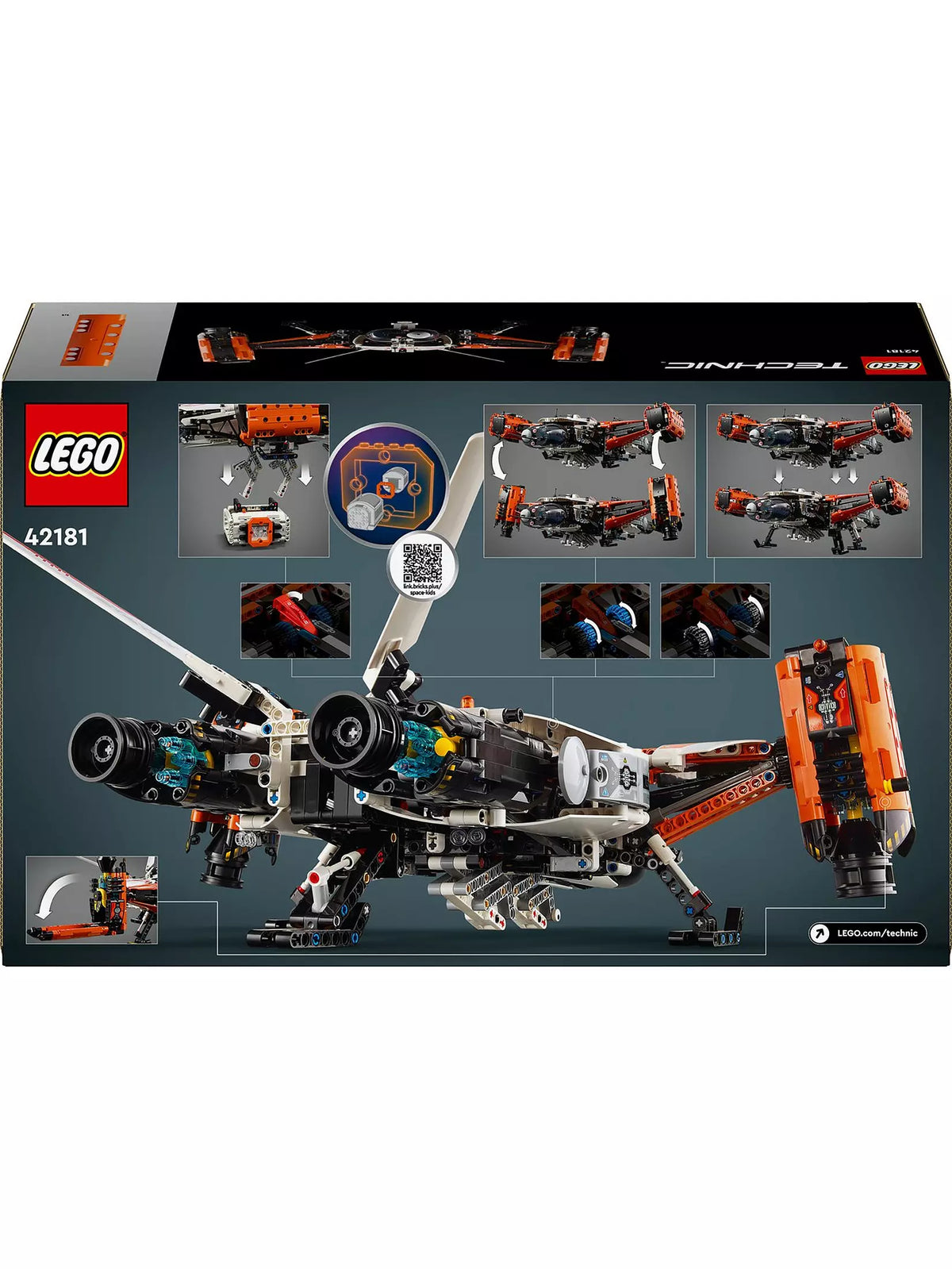 ليجو تكنيك مكعبات بناء مركبة فضائية فيتول مكعبات التركيب LEGO