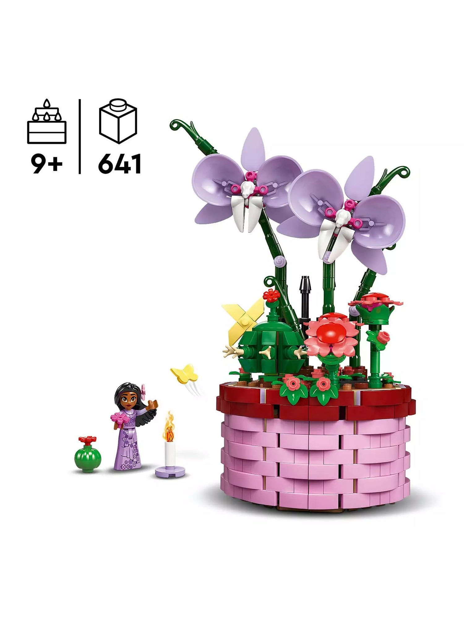 ليجو ديزني 43237 زهور إيزابيلا مكعبات التركيب LEGO