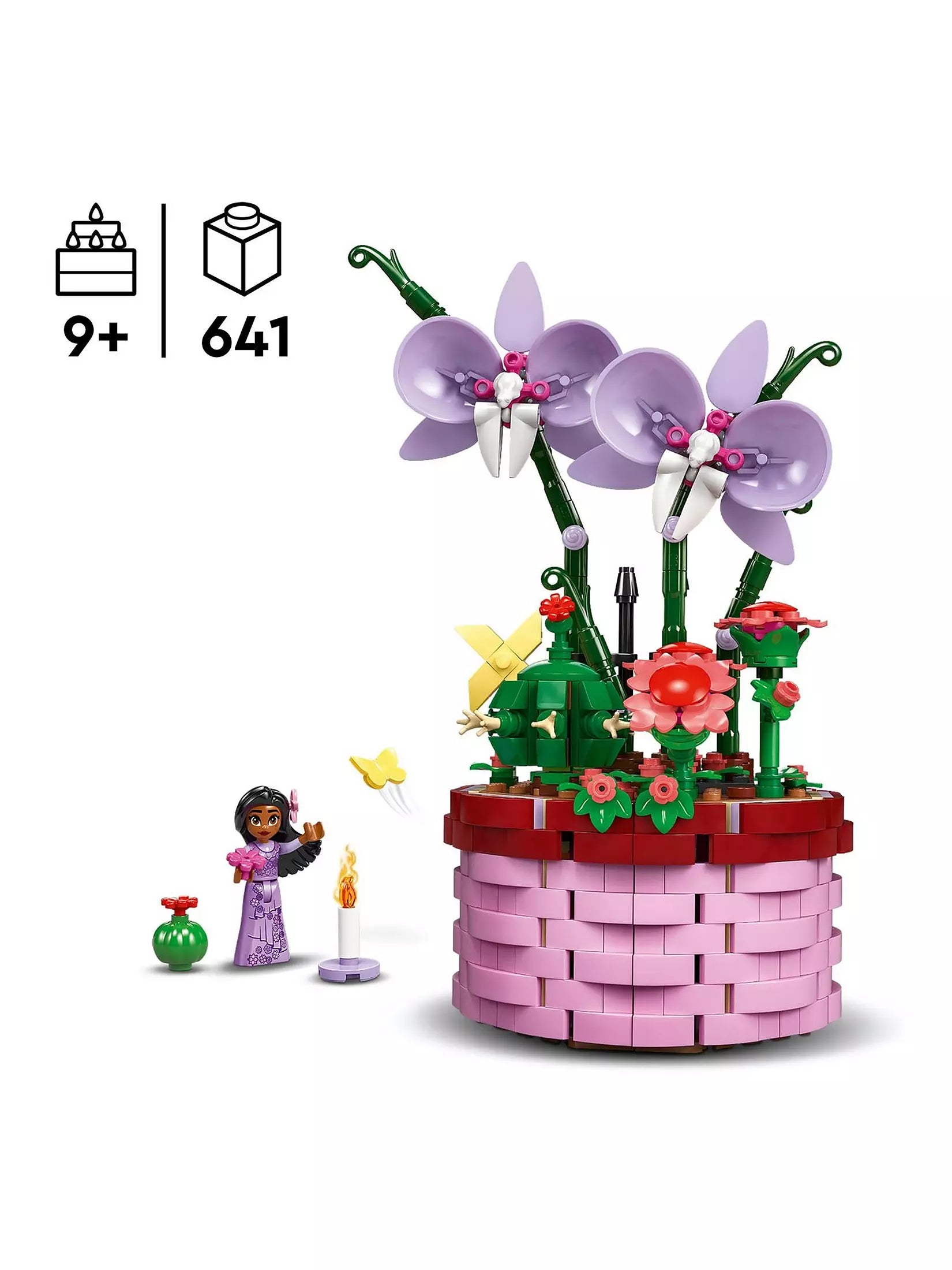 ليجو ديزني 43237 زهور إيزابيلا مكعبات التركيب LEGO