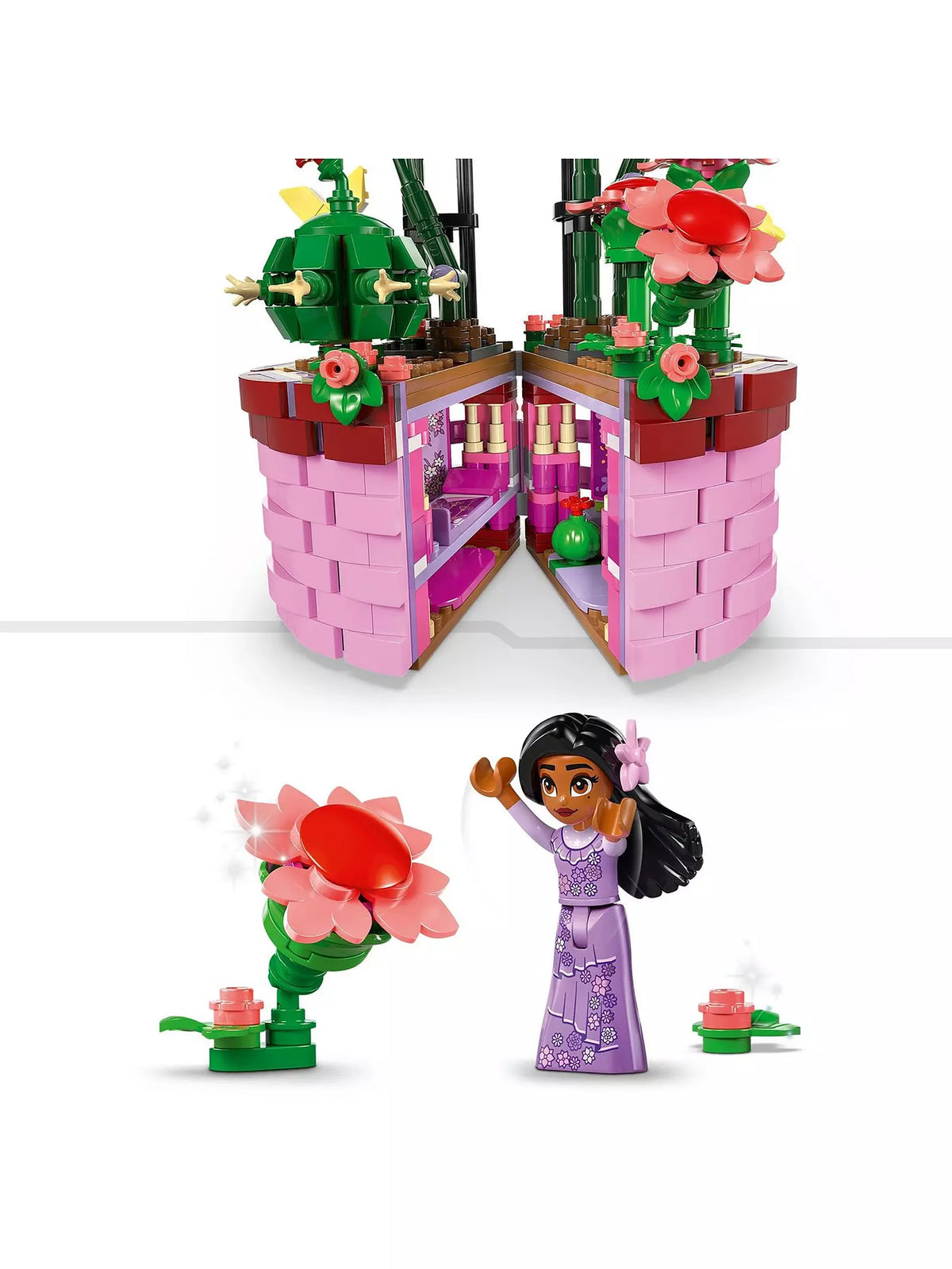 ليجو ديزني 43237 زهور إيزابيلا مكعبات التركيب LEGO