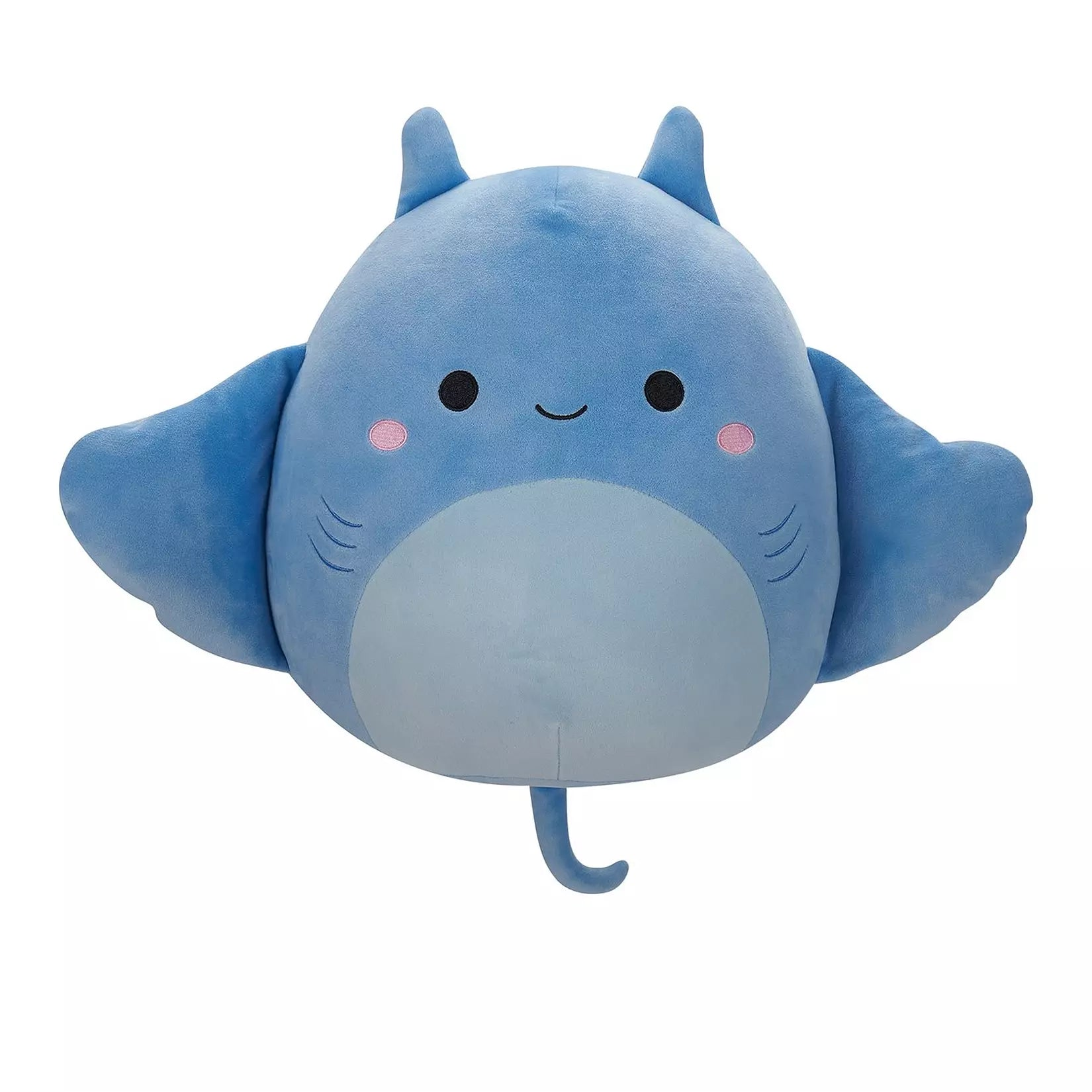 سكويش مالوز دمية سمكة مانتا زرقاء الالعاب القطنية Squishmallows
