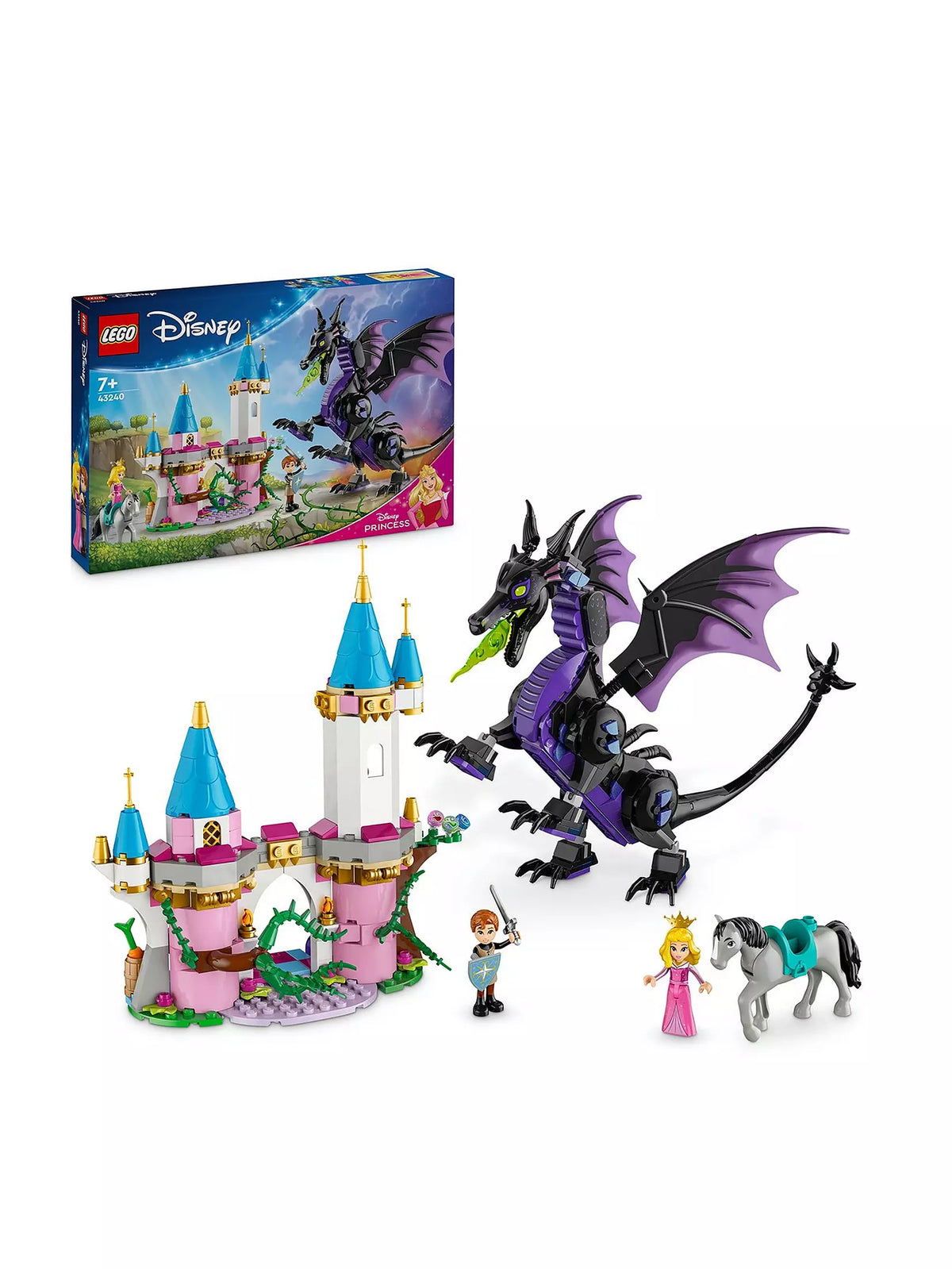 ليجو 43240 ديزني تنين ماليفسنت مكعبات التركيب LEGO