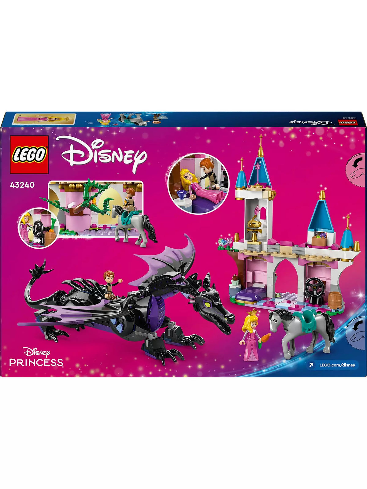 ليجو 43240 ديزني تنين ماليفسنت مكعبات التركيب LEGO