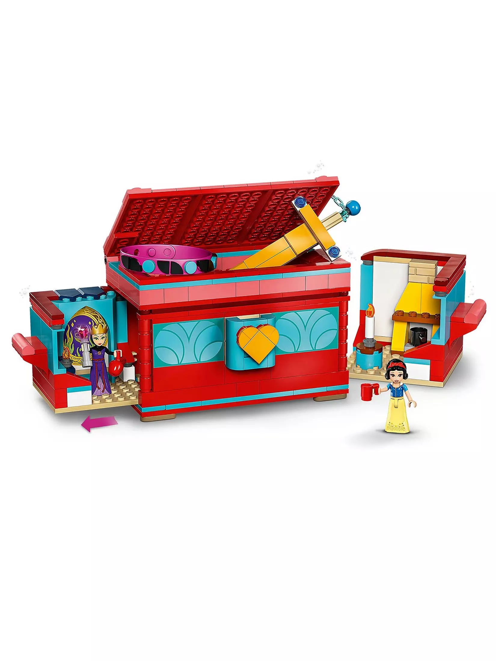 ليجو ديزني صندوق مجوهرات سنو وايت مكعبات التركيب LEGO