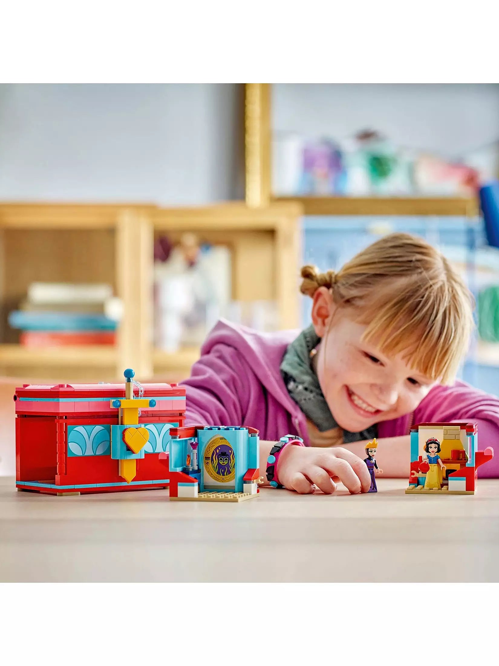 ليجو ديزني صندوق مجوهرات سنو وايت مكعبات التركيب LEGO