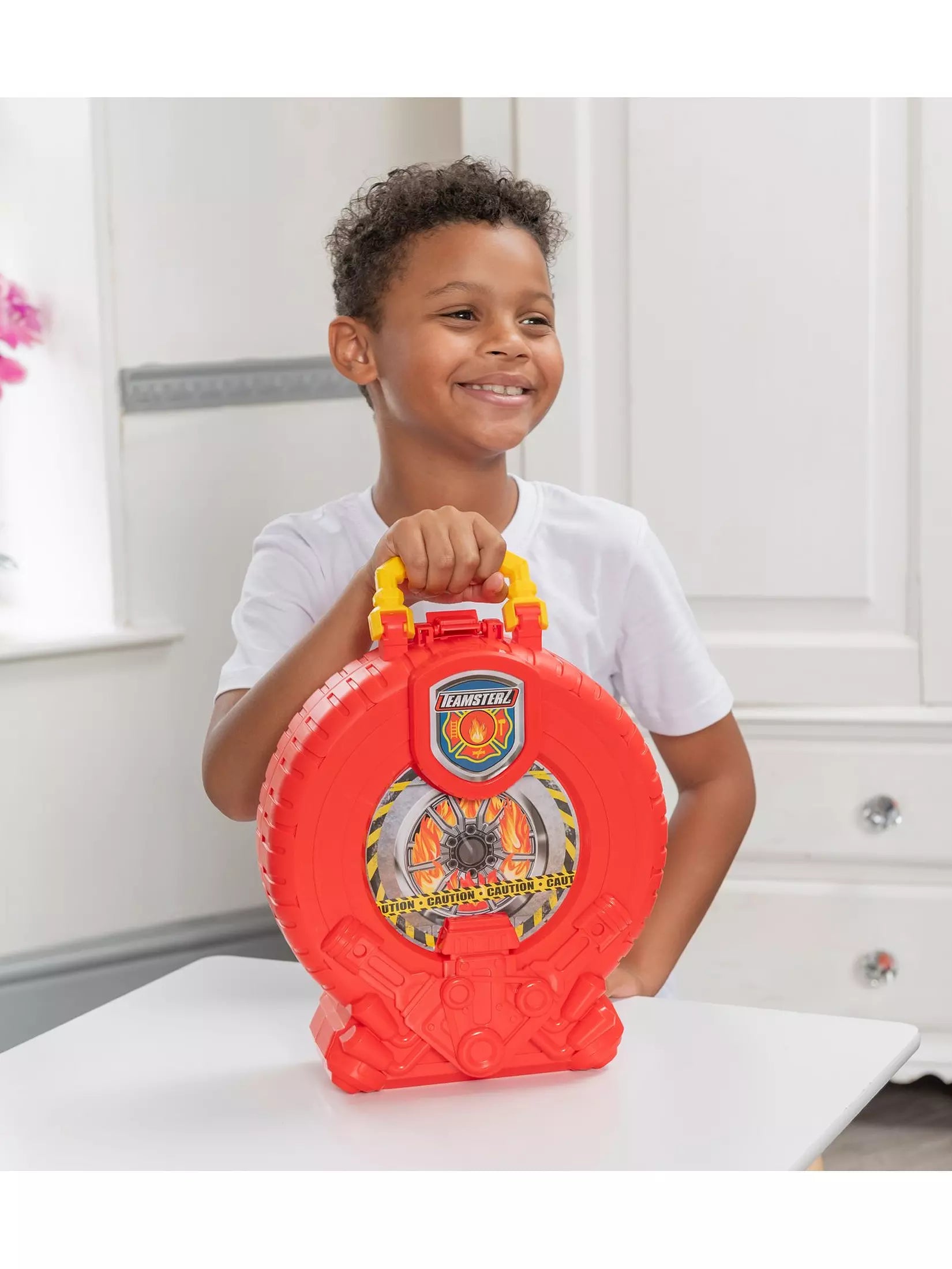 تيمسترز لعب عجلة طوارئ المدينة مركبات مع مسار Teamsterz