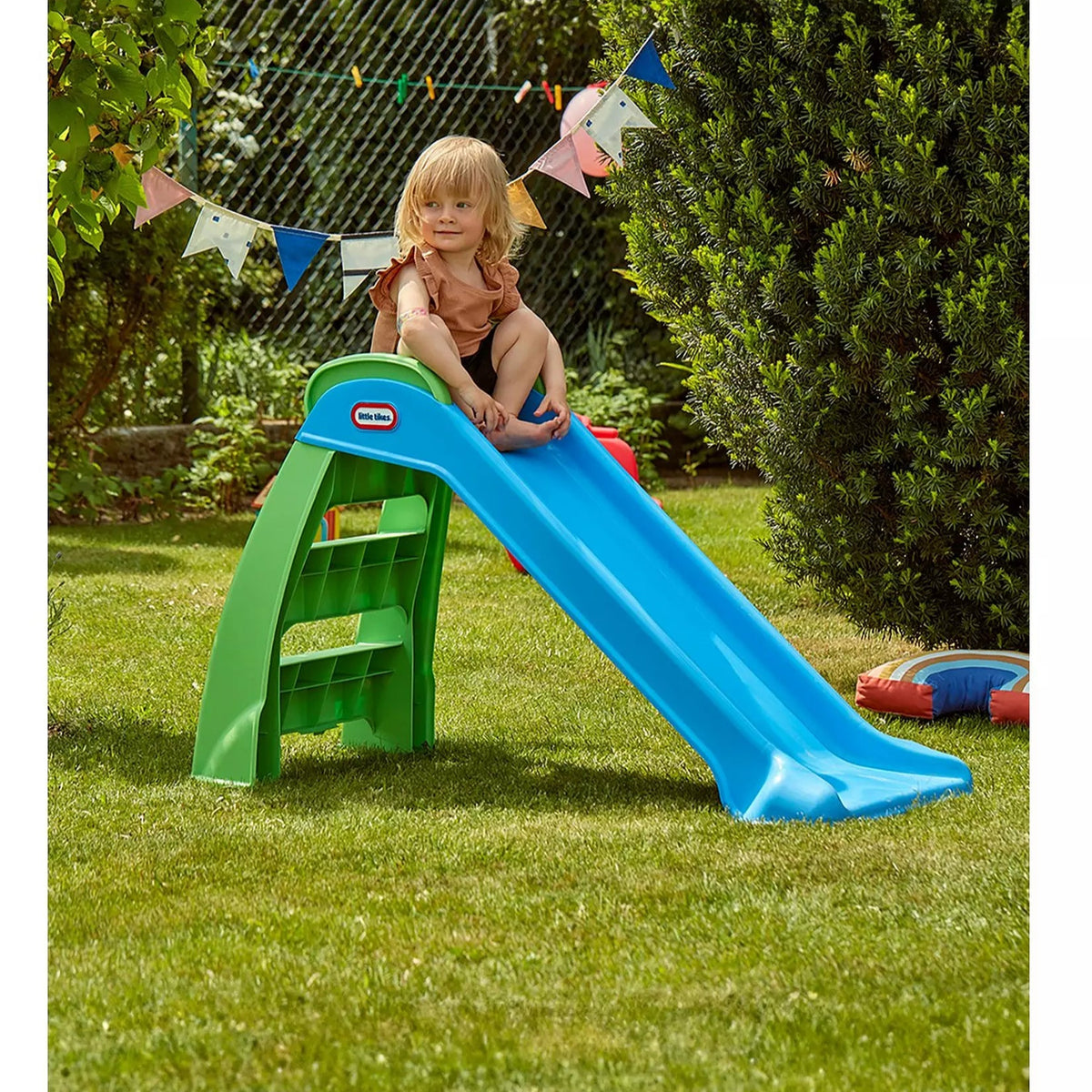 ليتل تايكس الزحليقة الأولى أزرق وأخضر الزحاليق Little Tikes