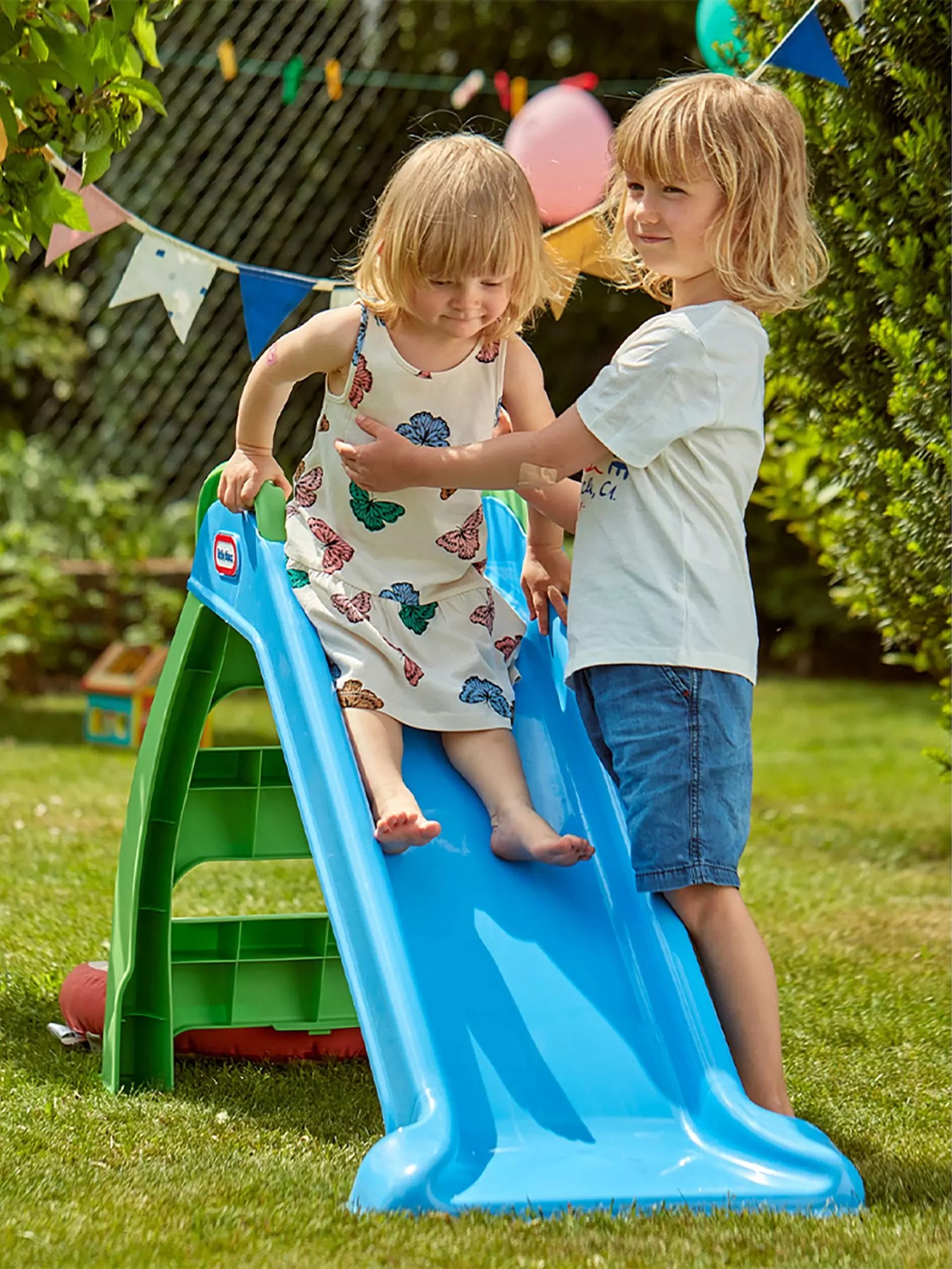 ليتل تايكس الزحليقة الأولى أزرق وأخضر الزحاليق Little Tikes