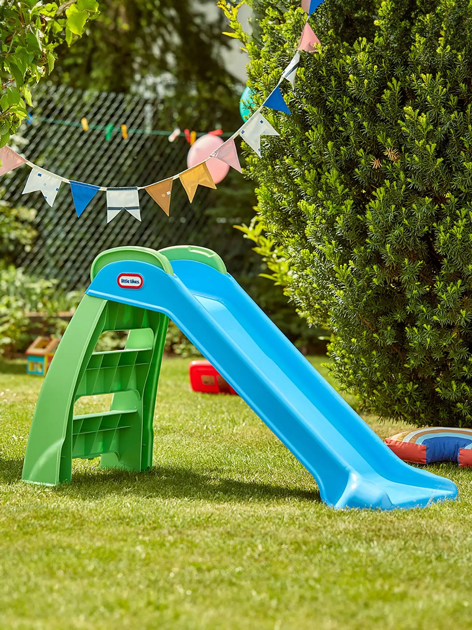 ليتل تايكس الزحليقة الأولى أزرق وأخضر الزحاليق Little Tikes