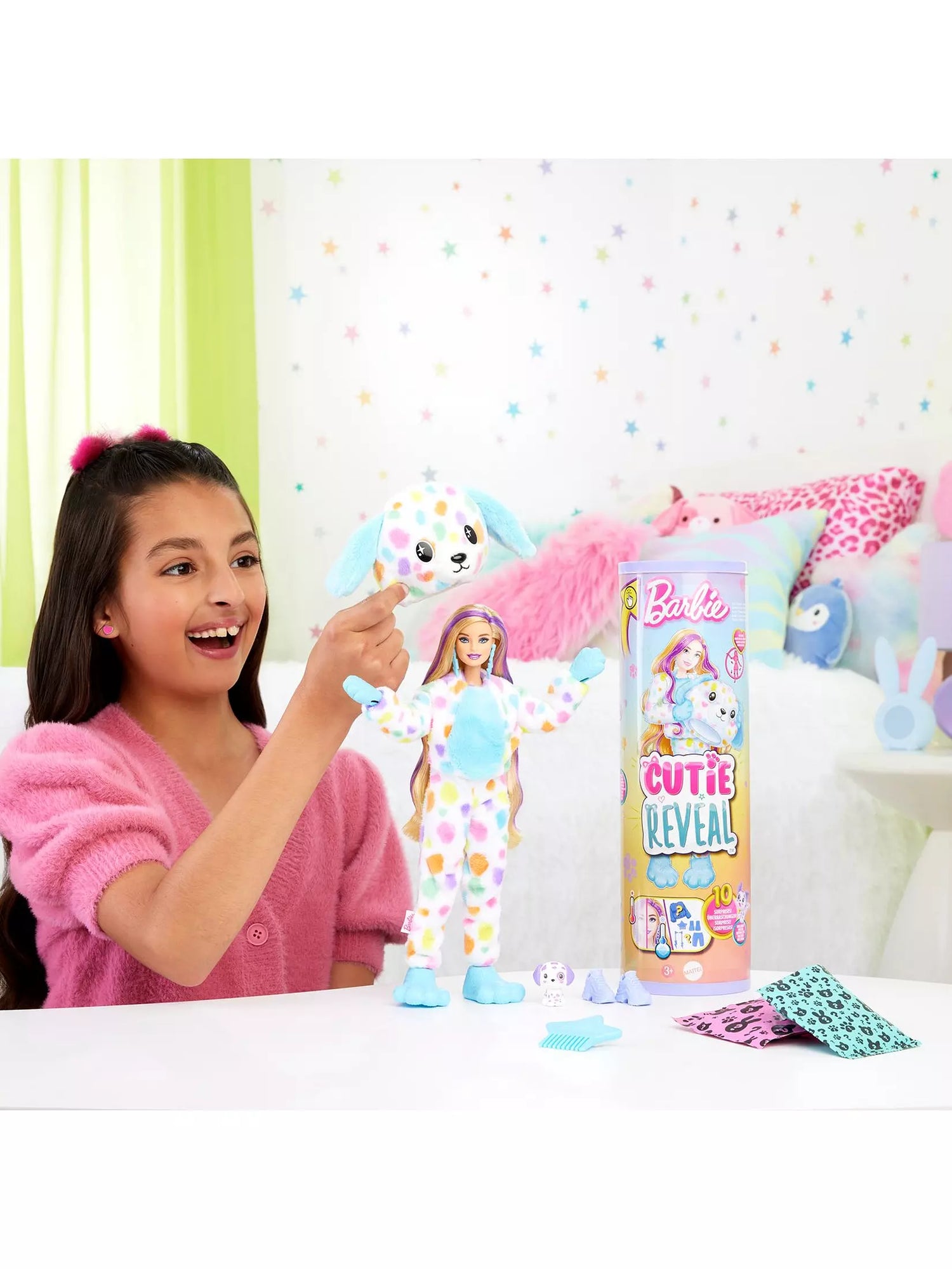باربي دمية واكسسوارات كيوتي ريفيل زي الارنب دمية مع اكسسوارات Barbie
