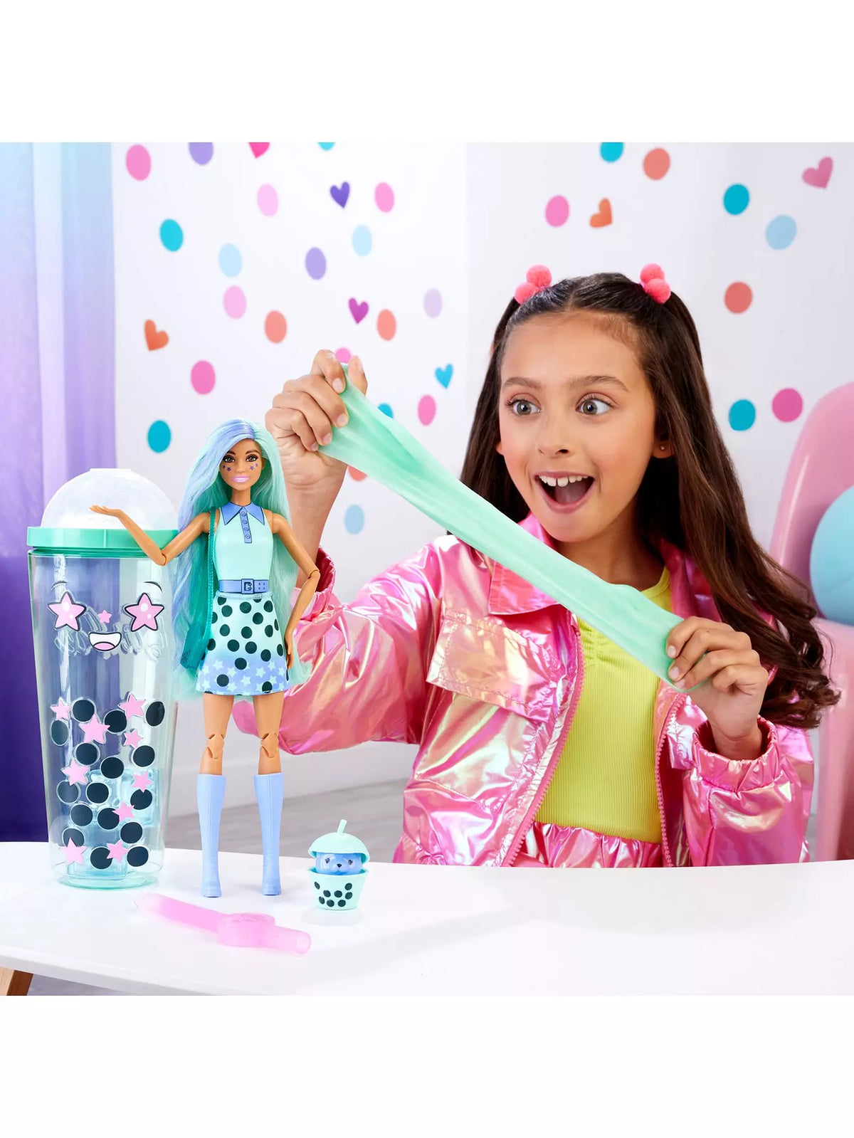 باربي دمية باربي بوب ريفيل بابل تي سيريز شاي أخضر دمية مع اكسسوارات Barbie