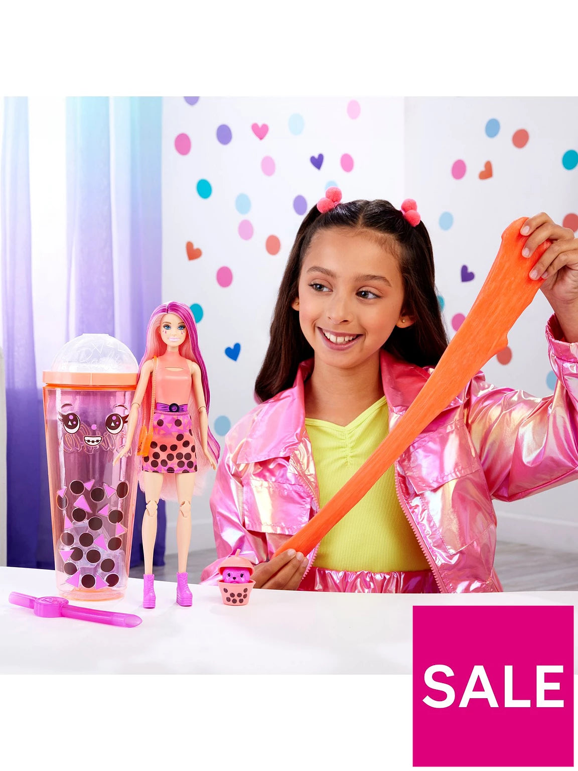 باربي دمية تشيلسي بوب ريفيل 8 مفاجات وحيوان اليف دمية مع اكسسوارات Barbie