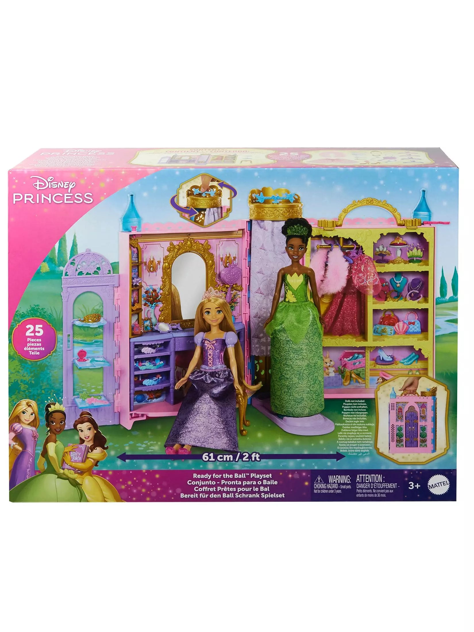 ديزني برينسس لعبة خزانة الاميرات بيوت الدمى Disney