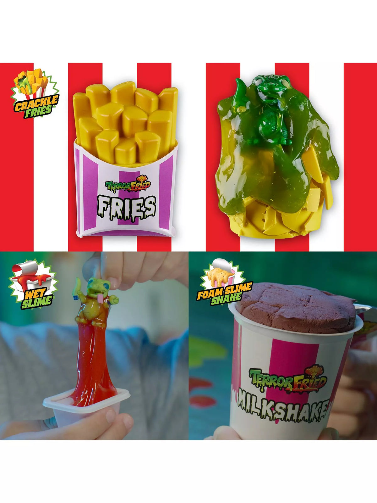 الرعب المقلي لعبة صندوق السلايم ألعاب الأكشن Terror Fried