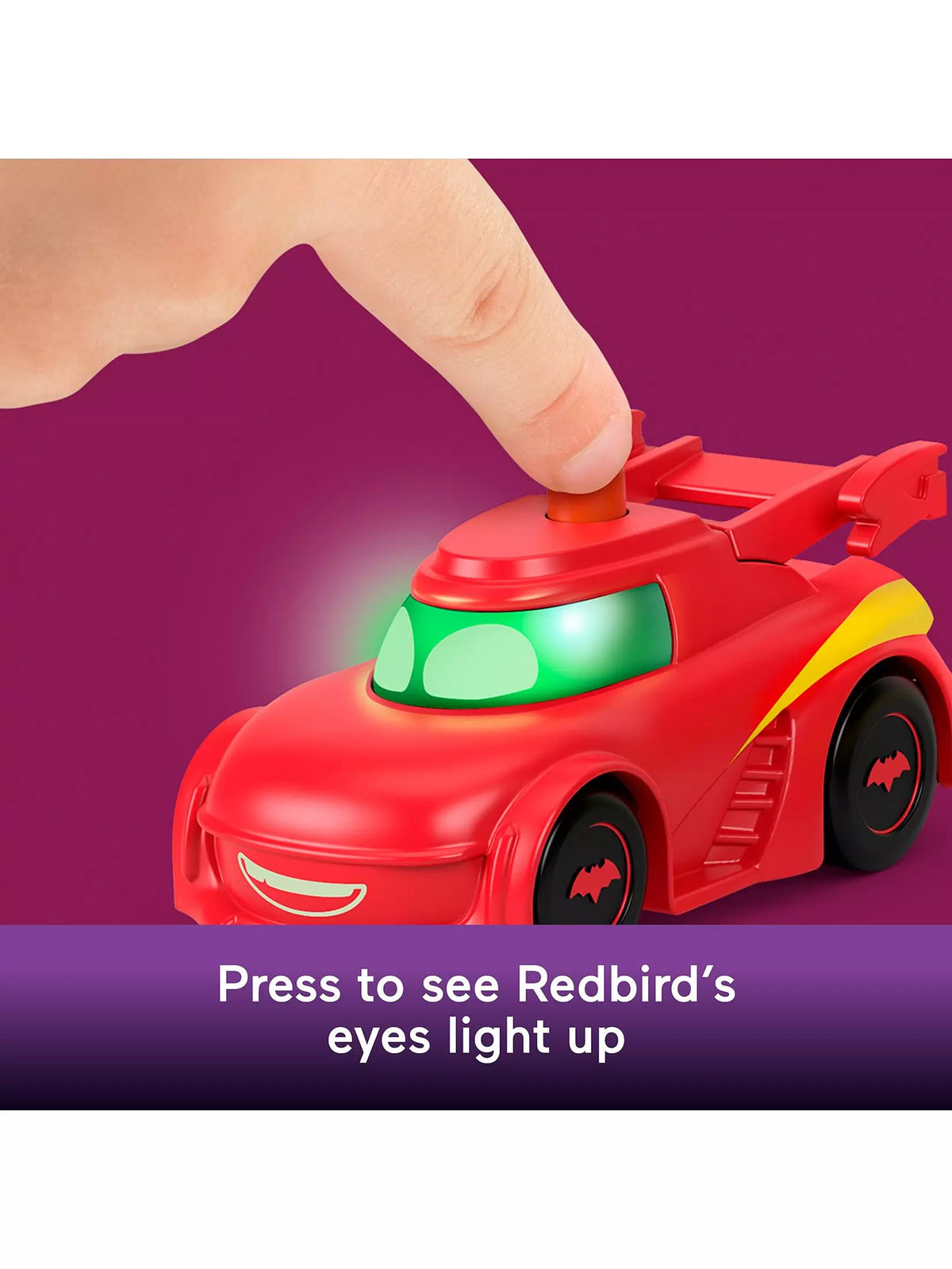 دي سي لعبة مركبة ريد بيرد وجناح الخفاش المركبات المتنوعه Fisher-Price