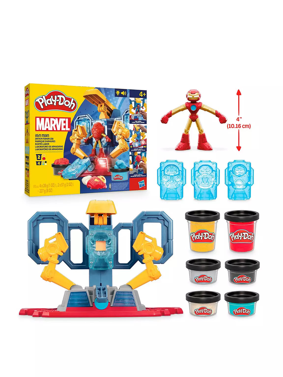 بلاي دوه مختبر الرجل الحديدي ستارك الصلصال والمعجون Play-Doh