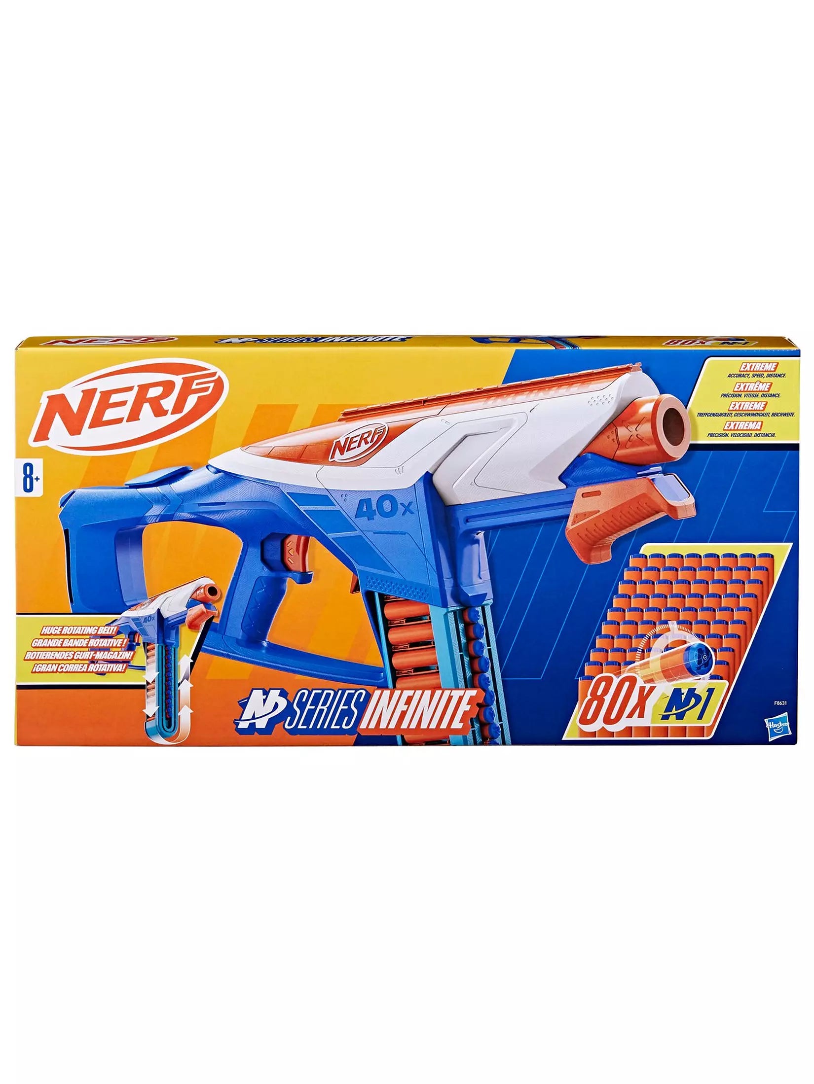 نيرف مسدس رشاش انفينيت مع 80 سهم مسدسات مطاطية Nerf