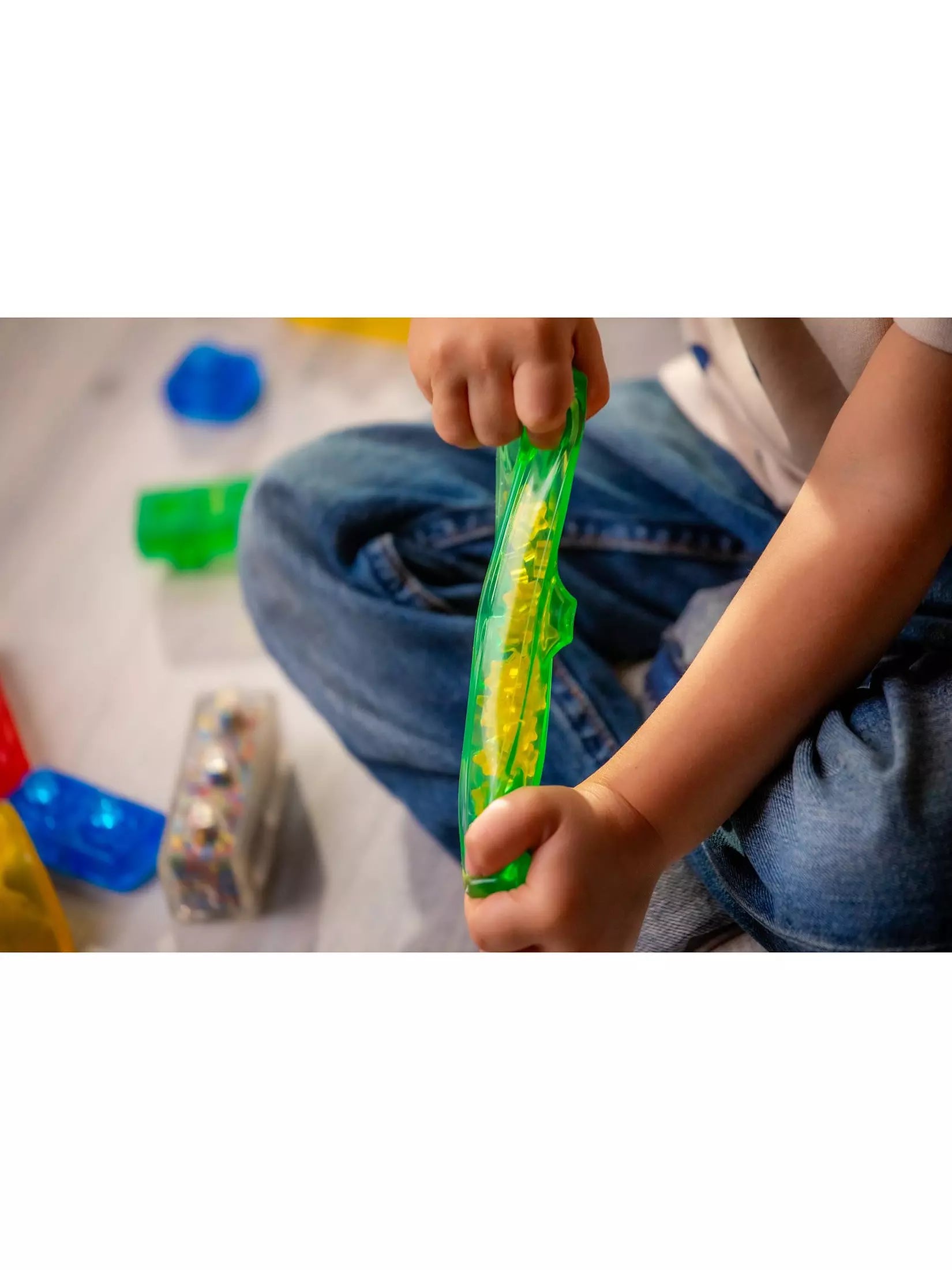 جيلي بلوكس مكعبات شاجنة التخزين المكعبات الكبيرة Jelly Blox