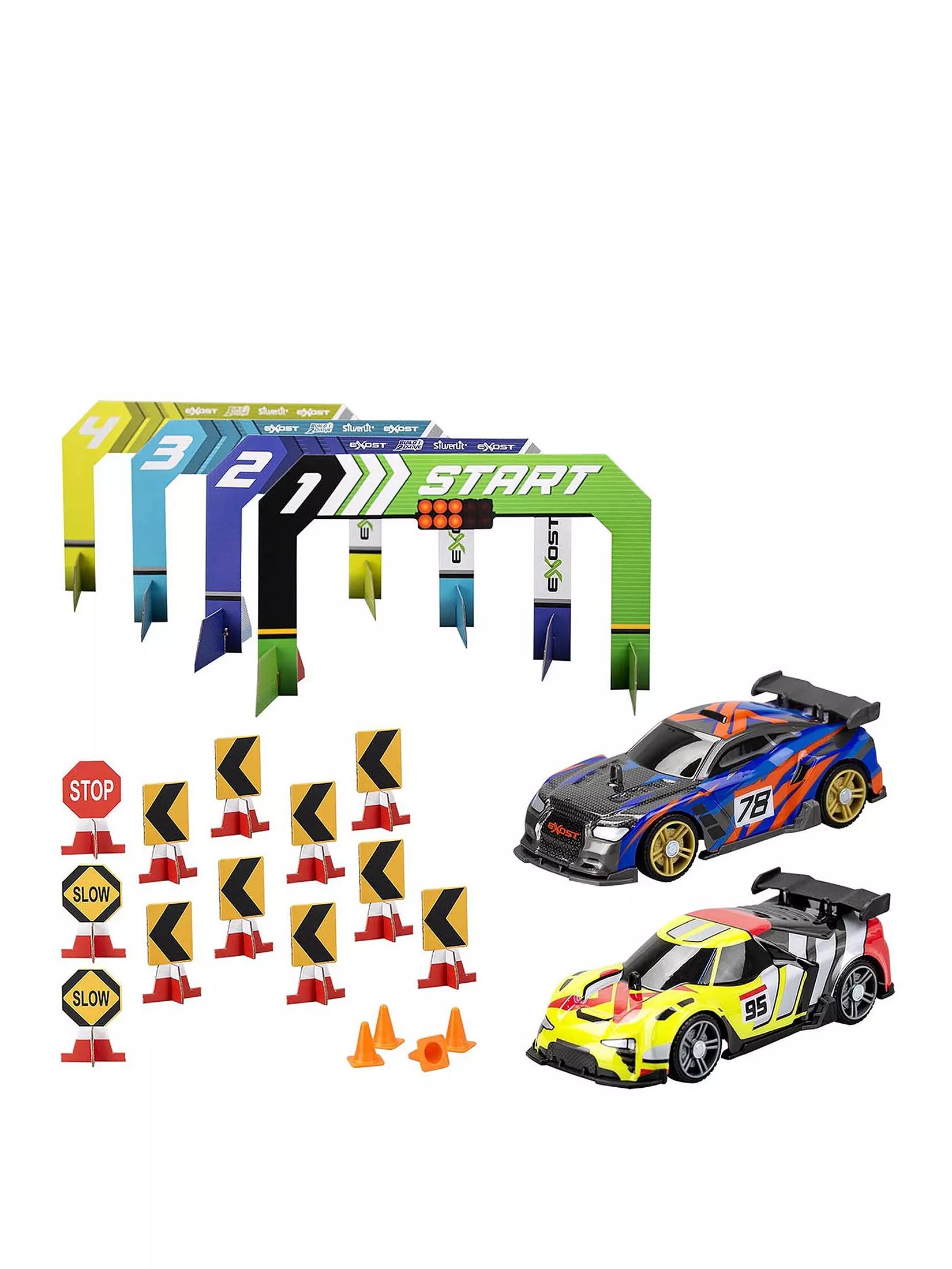 إكسوست سباق محرك ثنائي حزمة ريموت كنترول السيارات ريموت كنترول EXOST