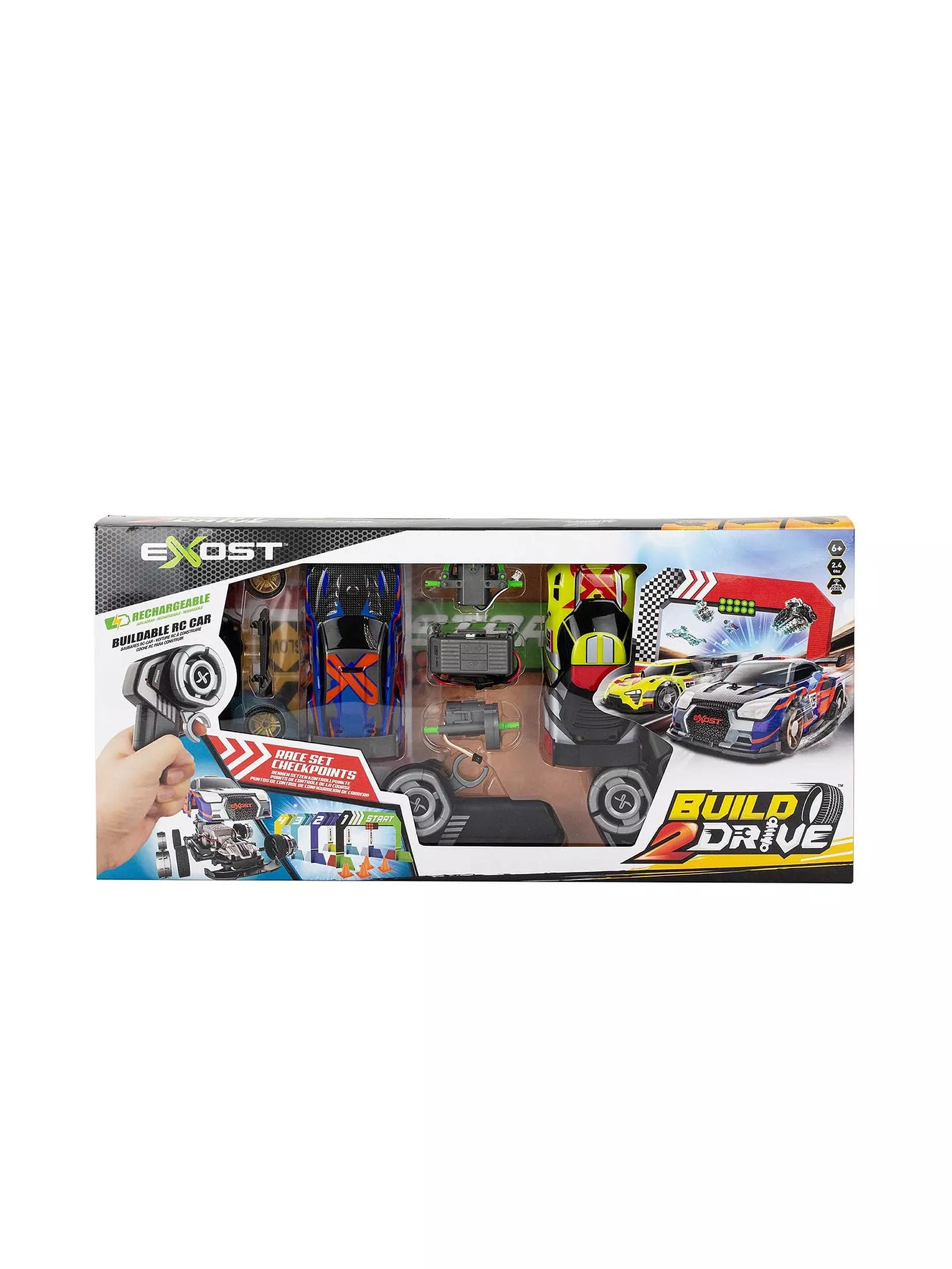 إكسوست سباق محرك ثنائي حزمة ريموت كنترول السيارات ريموت كنترول EXOST