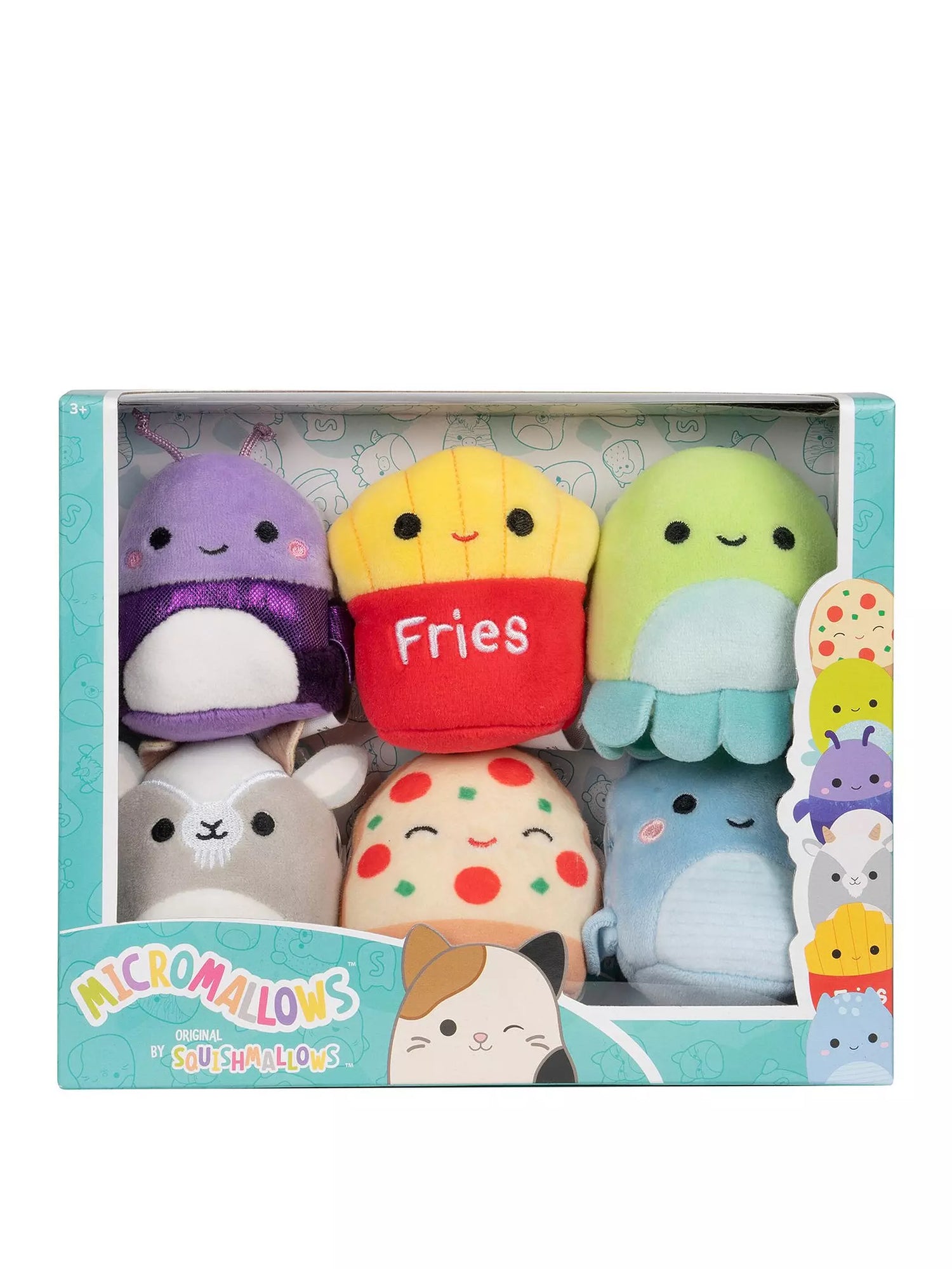 سكويش مالوز دميه ميكرومال 6قطع الالعاب القطنية Squishmallows