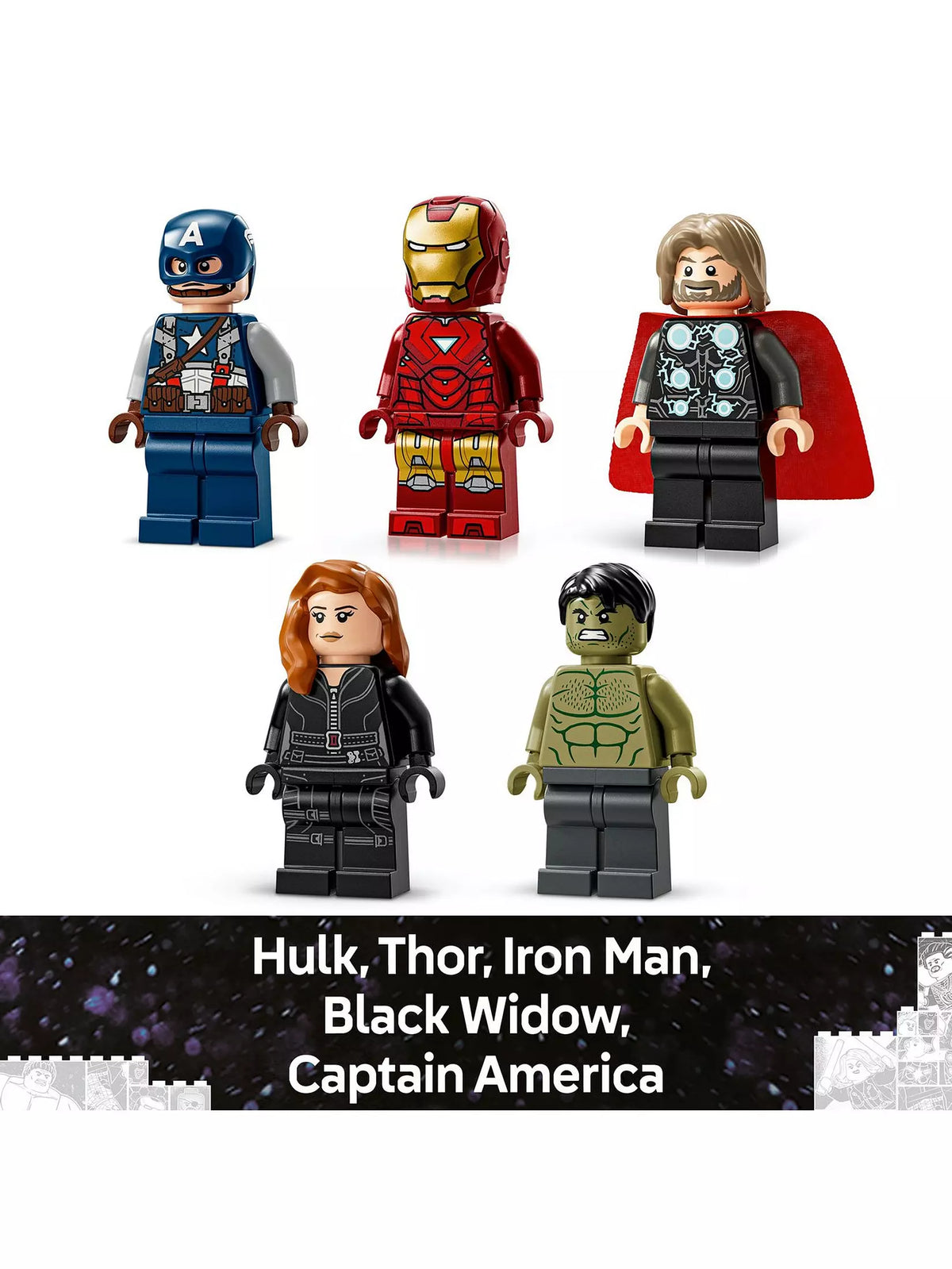 ليجو 76316 مارفل شعار مارفل والشخصيات الصغيرة مكعبات التركيب LEGO