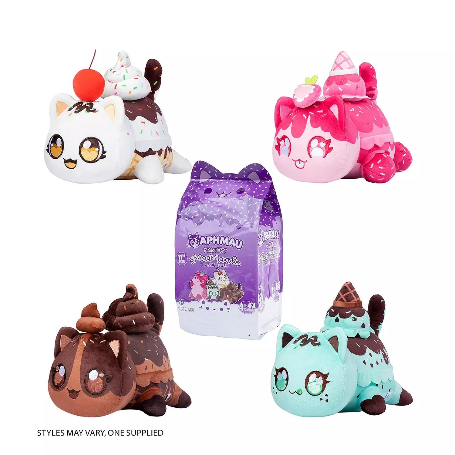 افماو دمية آلايس كريم متنوع الالعاب القطنية Aphmau